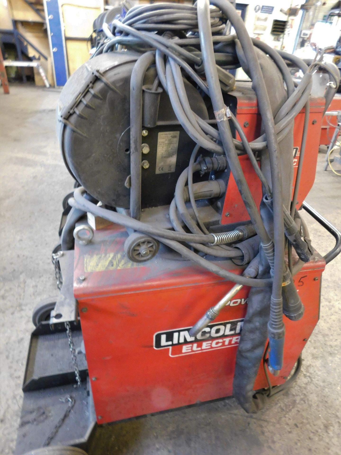 Lincoln 505 S Powertec Mig Welder (2005) with LF22M Wire Feed (Location: Tottenham. Please Refer - Image 2 of 6