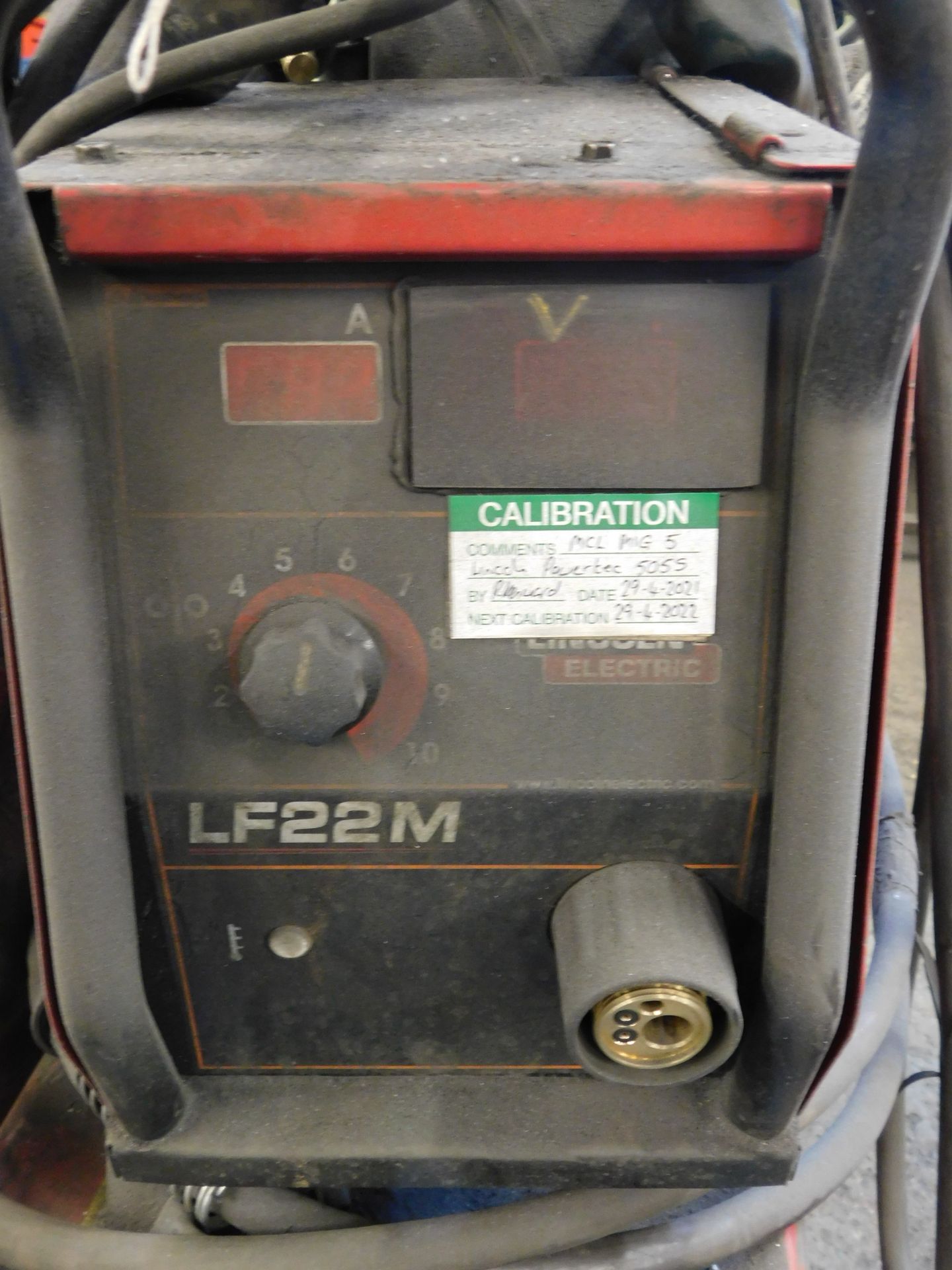 Lincoln 505 S Powertec Mig Welder (2005) with LF22M Wire Feed (Location: Tottenham. Please Refer - Image 5 of 6