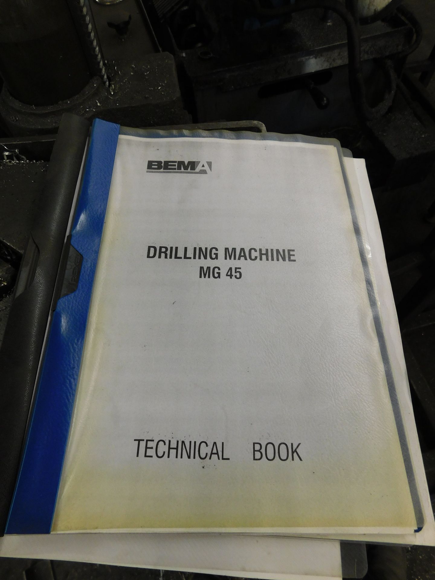 2006 Bema MG45R Drill with Rise & Fall Table Serial Number 7054 (Location: Tottenham. Please Refer - Image 4 of 9