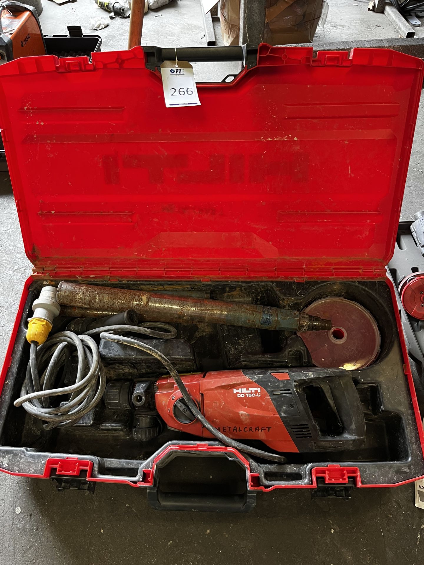 Hilti DD15OU Diamond Core Drill, 110v (Location: Tottenham. Please Refer to General Notes)