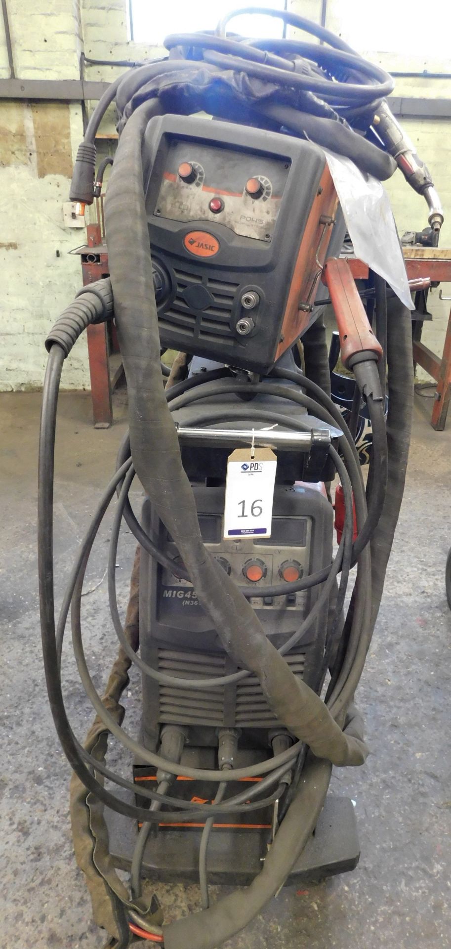 Jasic MIG 450 Mig Welder with Wire Feed (Location: Tottenham. Please Refer to General Notes)