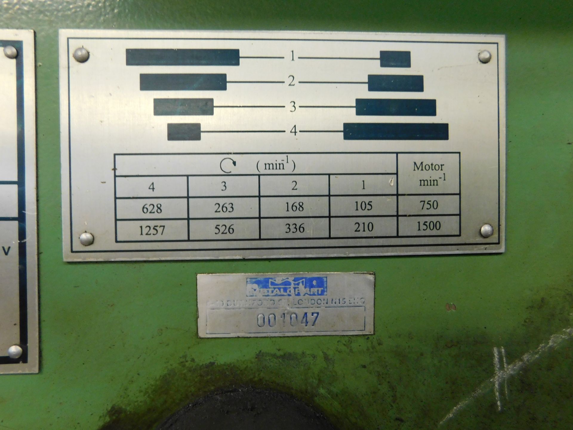 2006 Bema MG45R Drill with Rise & Fall Table Serial Number 7054 (Location: Tottenham. Please Refer - Image 6 of 9