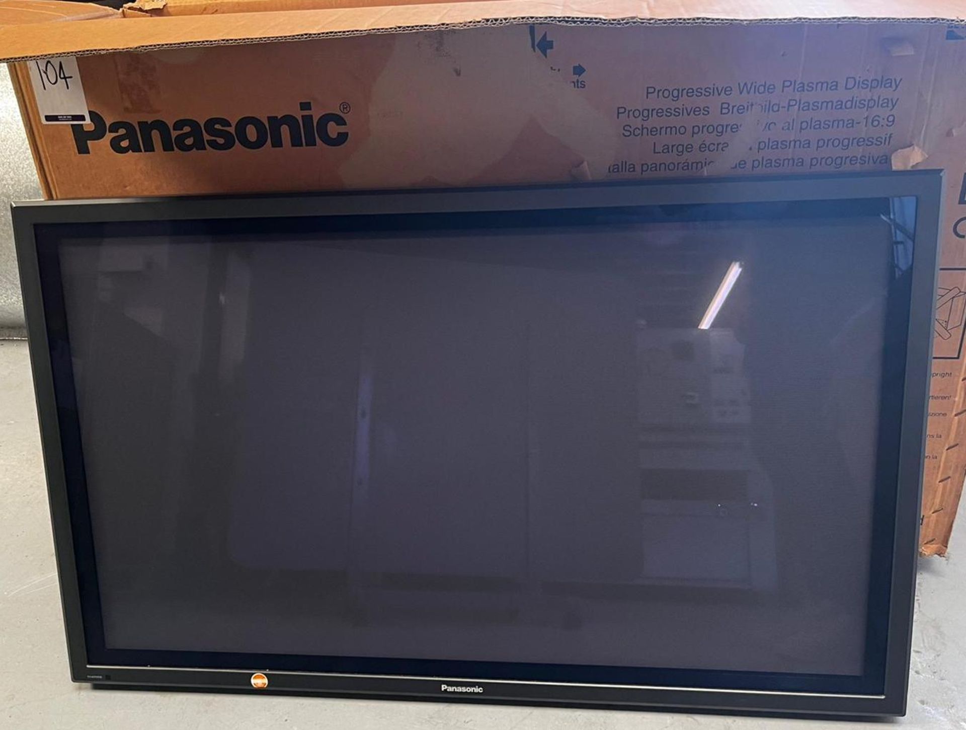 Panasonic TH-42PWD8BK 42” Plasma Display (Location: Christchurch. Please Refer to General Notes)