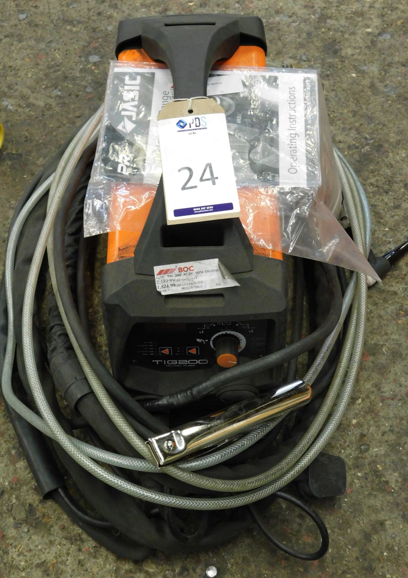 Jasic Pro TIG 200P AC/DC Pulse Mini Digital Inverter Welder, 240V (Location: Tottenham. Please Refer