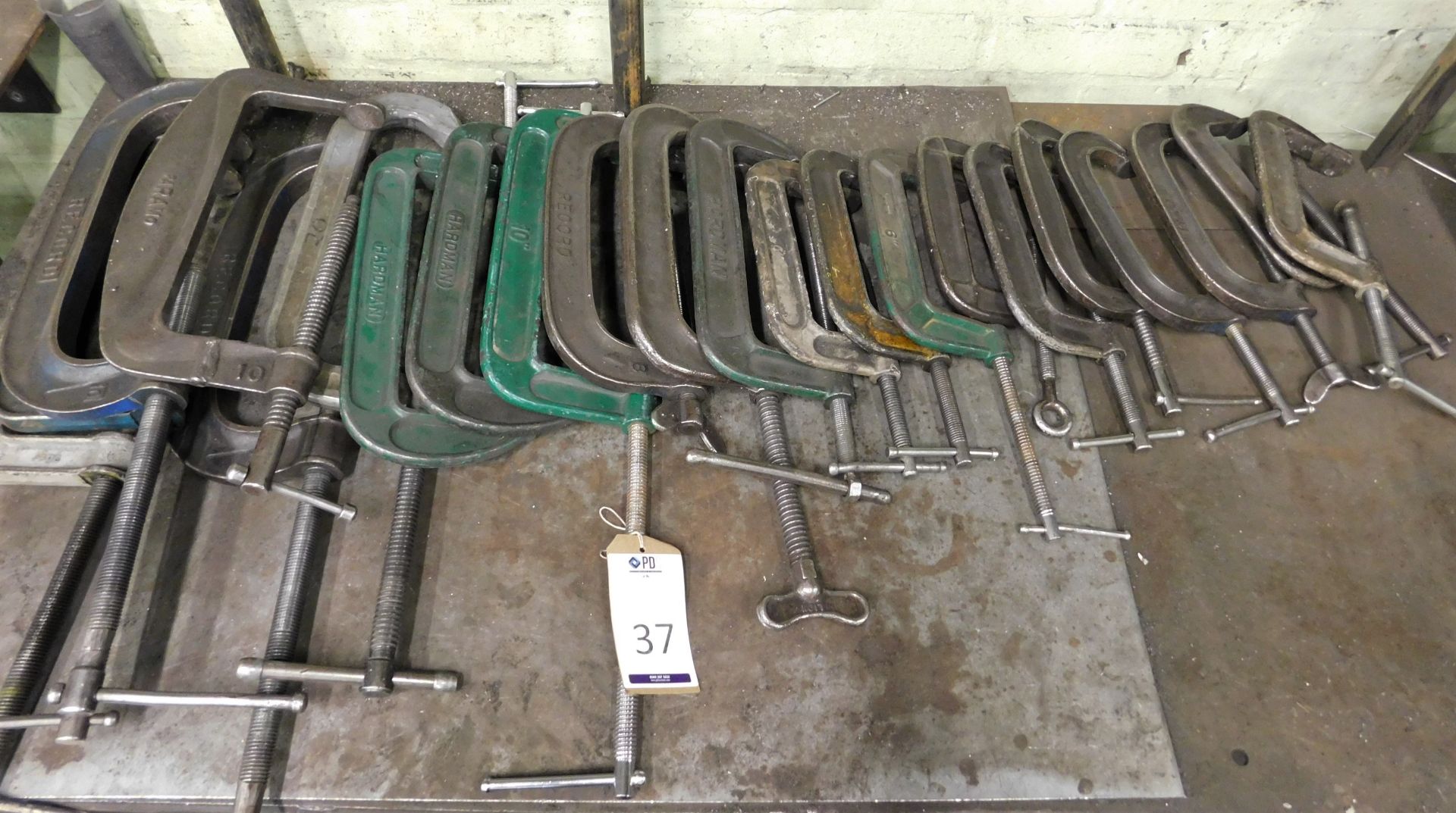 20 Various G-Clamps (Location: Tottenham. Please Refer to General Notes)