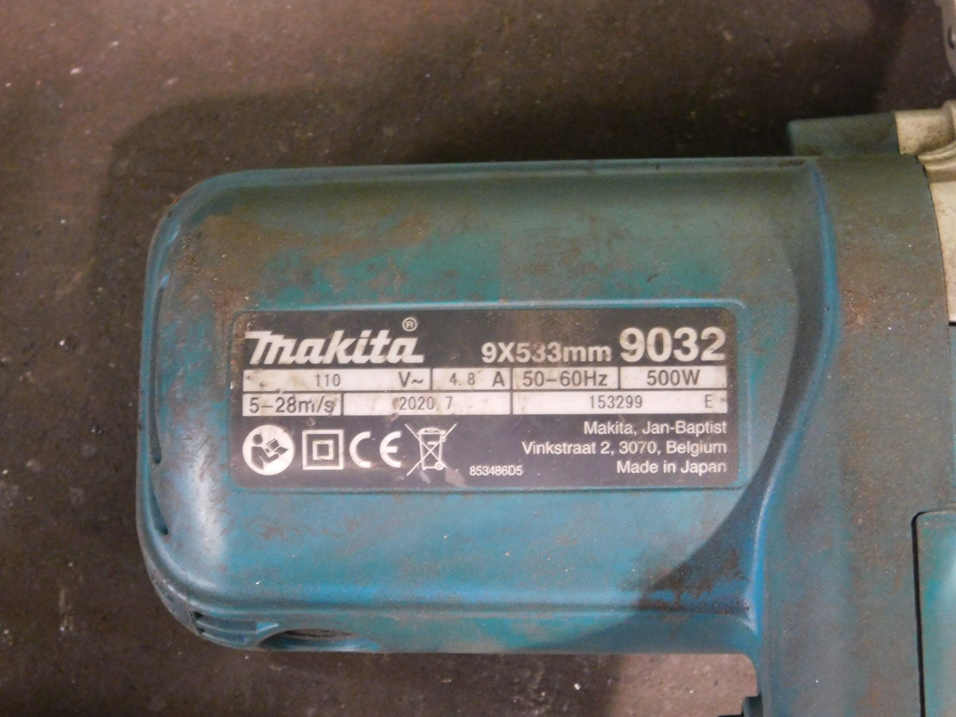 Makita 9032 Belt Linisher, 110v & Hammer Drill, 240v (Location: Tottenham. Please Refer to General - Image 2 of 2