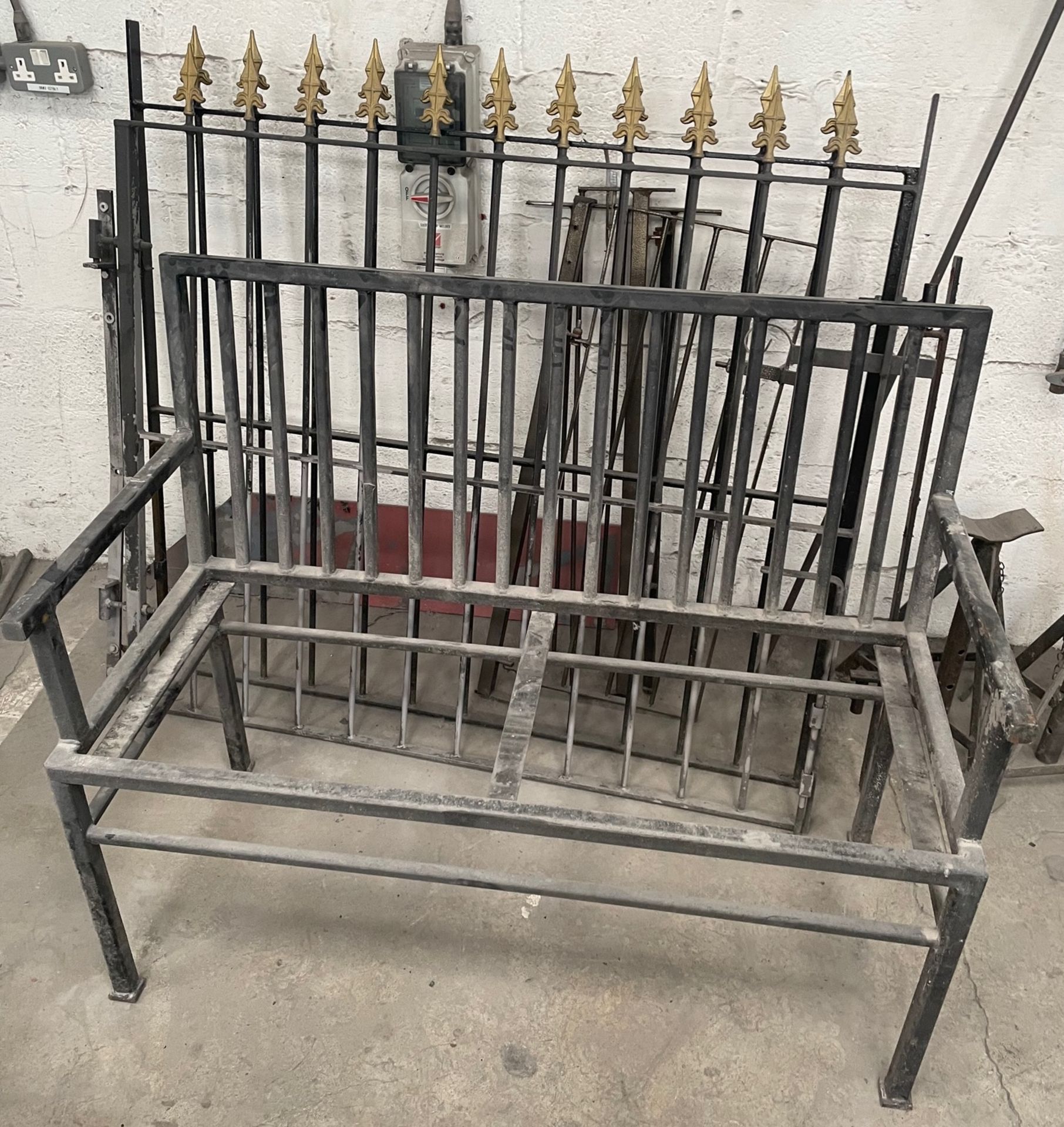 Bench Frame & Two Gate Attachments (Location: Timperley. Please Refer to General Notes)
