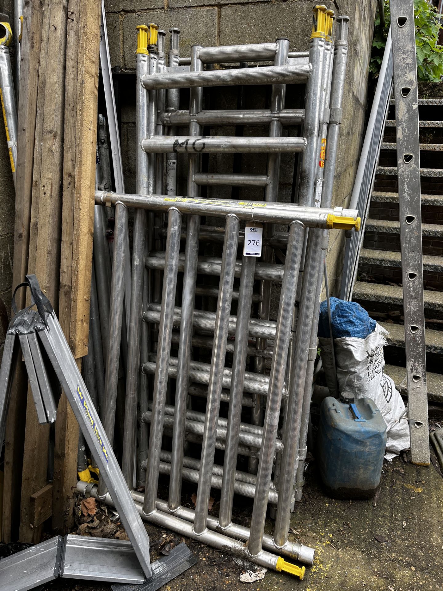 Quantity of Aluminium Scaffold Tower Sections & Braces etc. (Location: Tottenham. Please Refer to