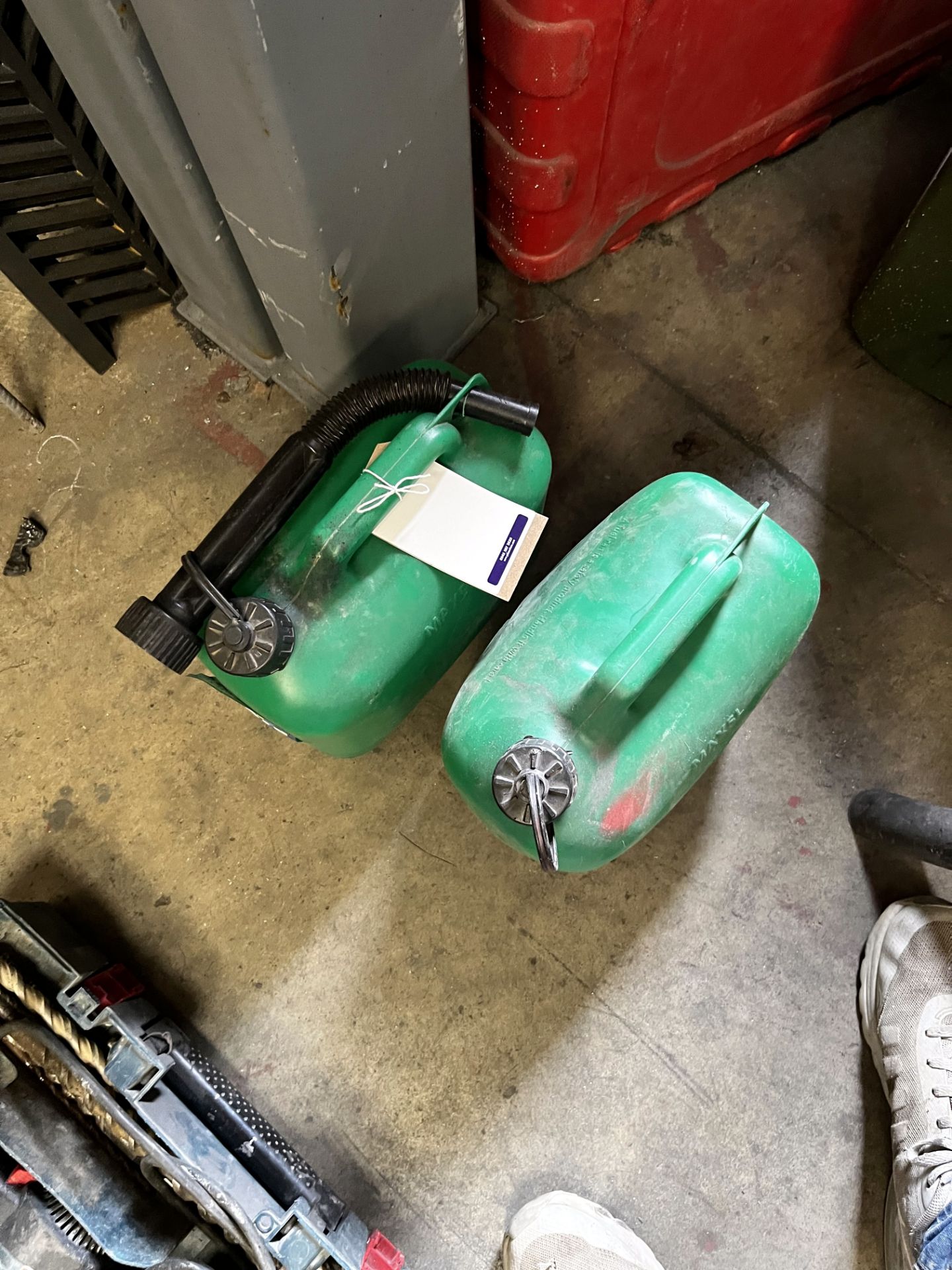 Two Jerry Cans & Assorted Fuel Cans (Location: Tottenham. Please Refer to General Notes) - Image 2 of 2