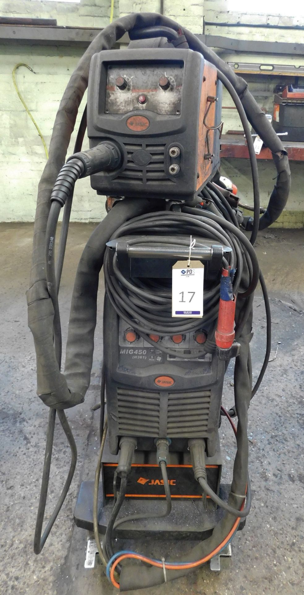 Jasic MIG 450 Mig Welder with Wire Feed (Location: Tottenham. Please Refer to General Notes)