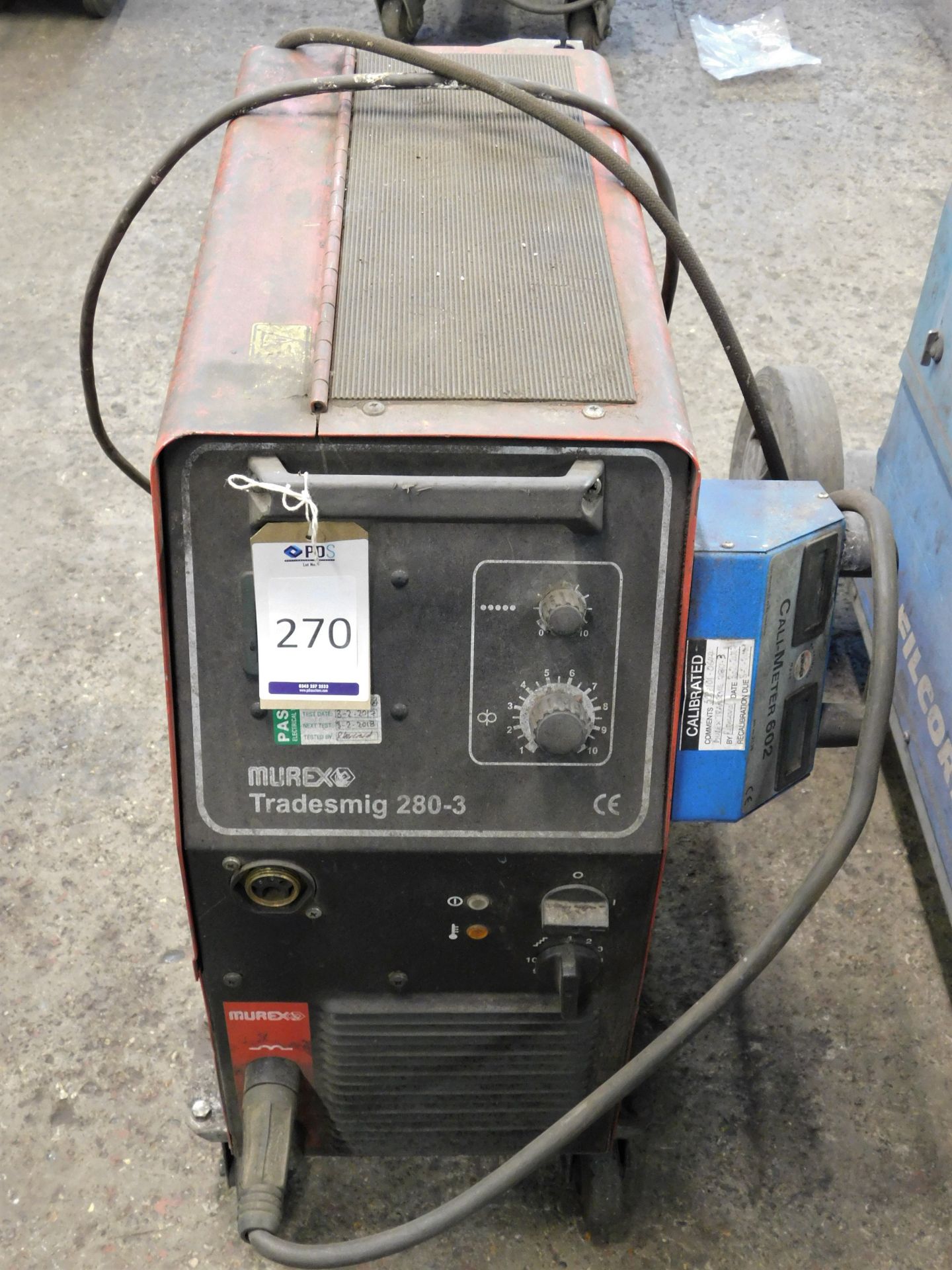 Murex Tradesmig 280-3 MIG Welder (Location: Tottenham. Please Refer to General Notes)