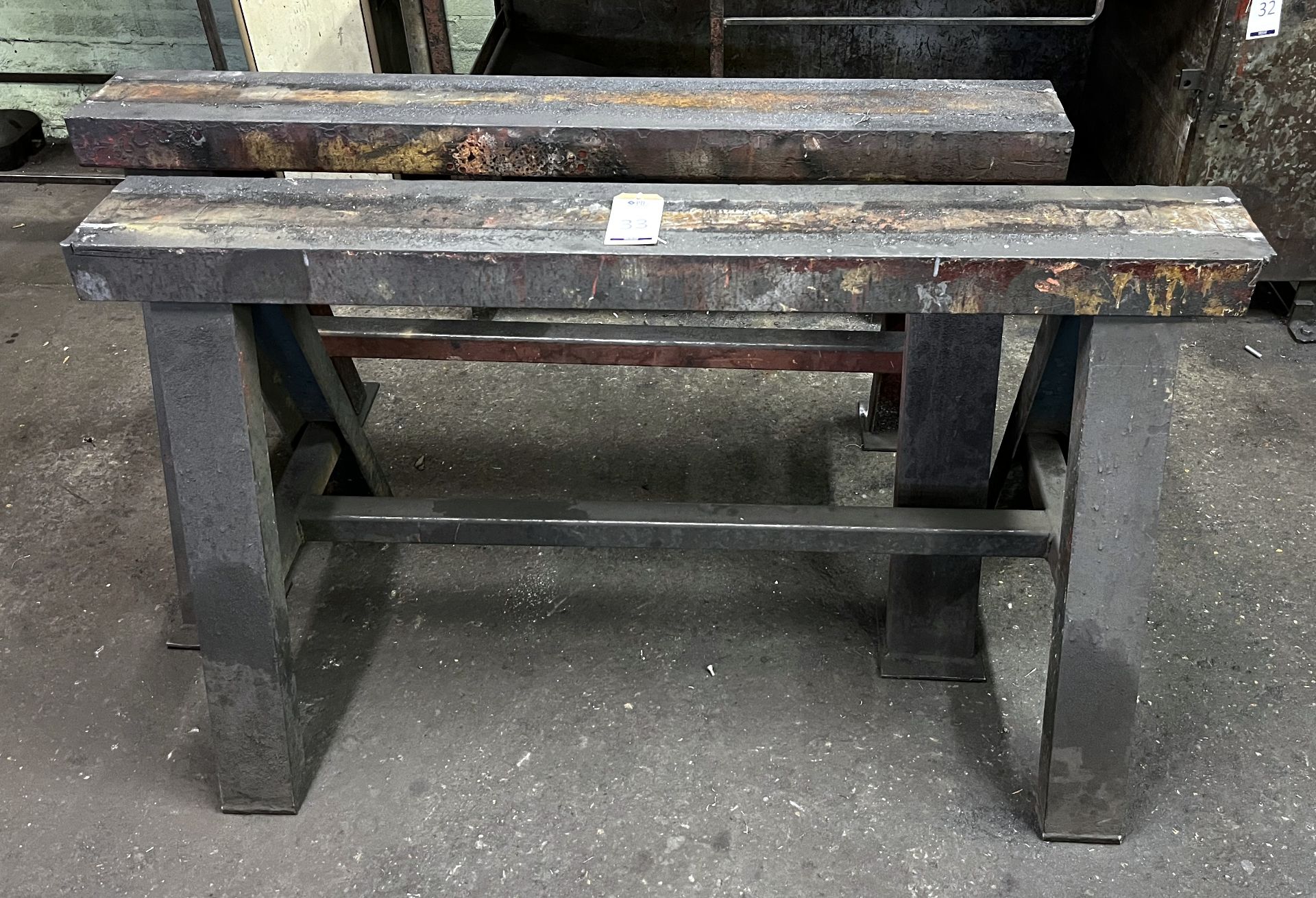 Pair of Heavy Duty Welding Trestles (Location: Tottenham. Please Refer to General Notes) - Image 2 of 2