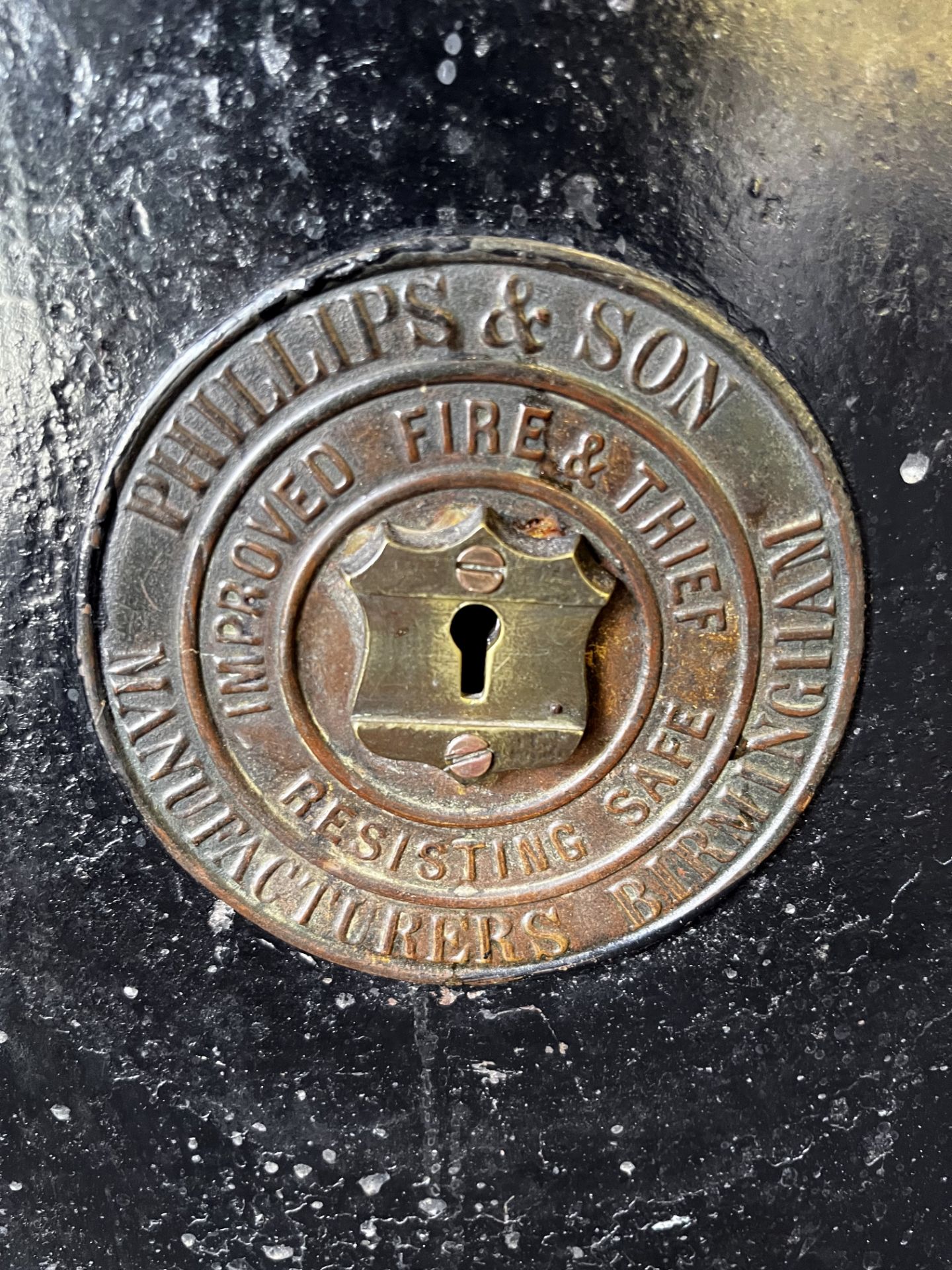 Palletised Phillips & Son Single Door Fire Resistant Key Safe (Open, Currently No Key) (Location: - Image 2 of 3