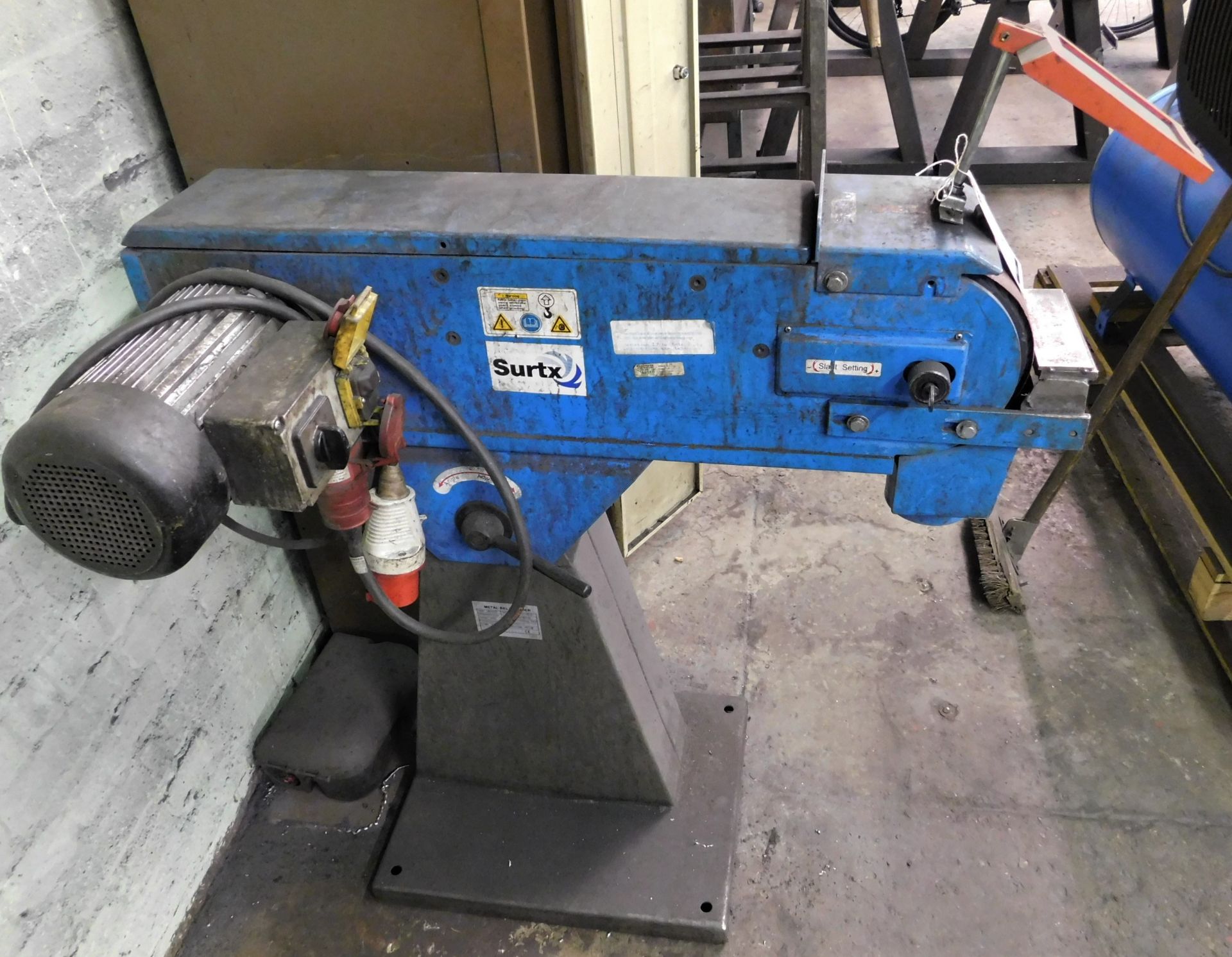 Surtech Metal Linisher/ Sander with Spare Belts (Location: Tottenham. Please Refer to General - Image 3 of 5