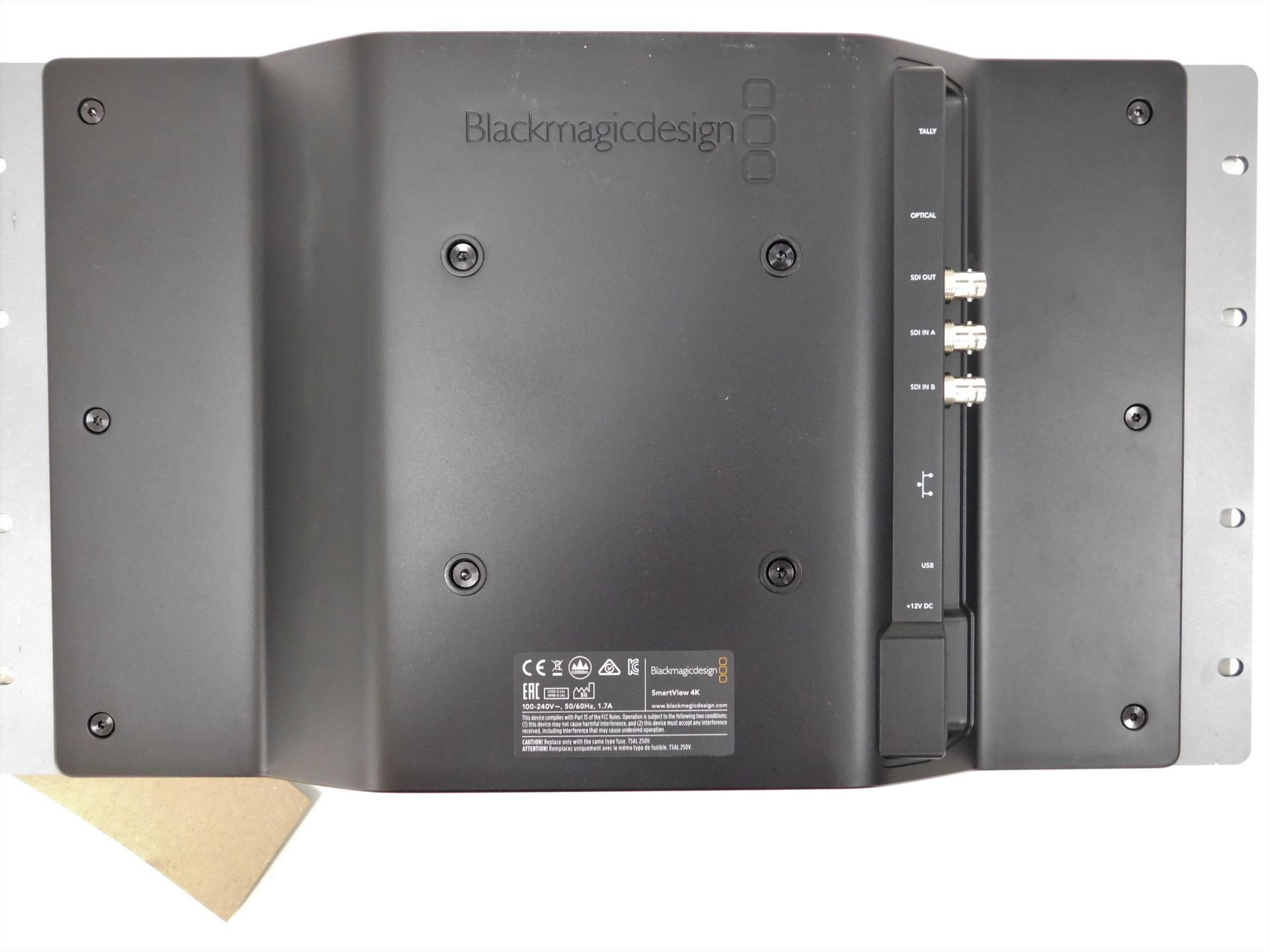 Black Magic Design SmartView 4K Ultra HD 15" Rackmount Studio Monitor (Location: Westminster. Please - Image 2 of 2