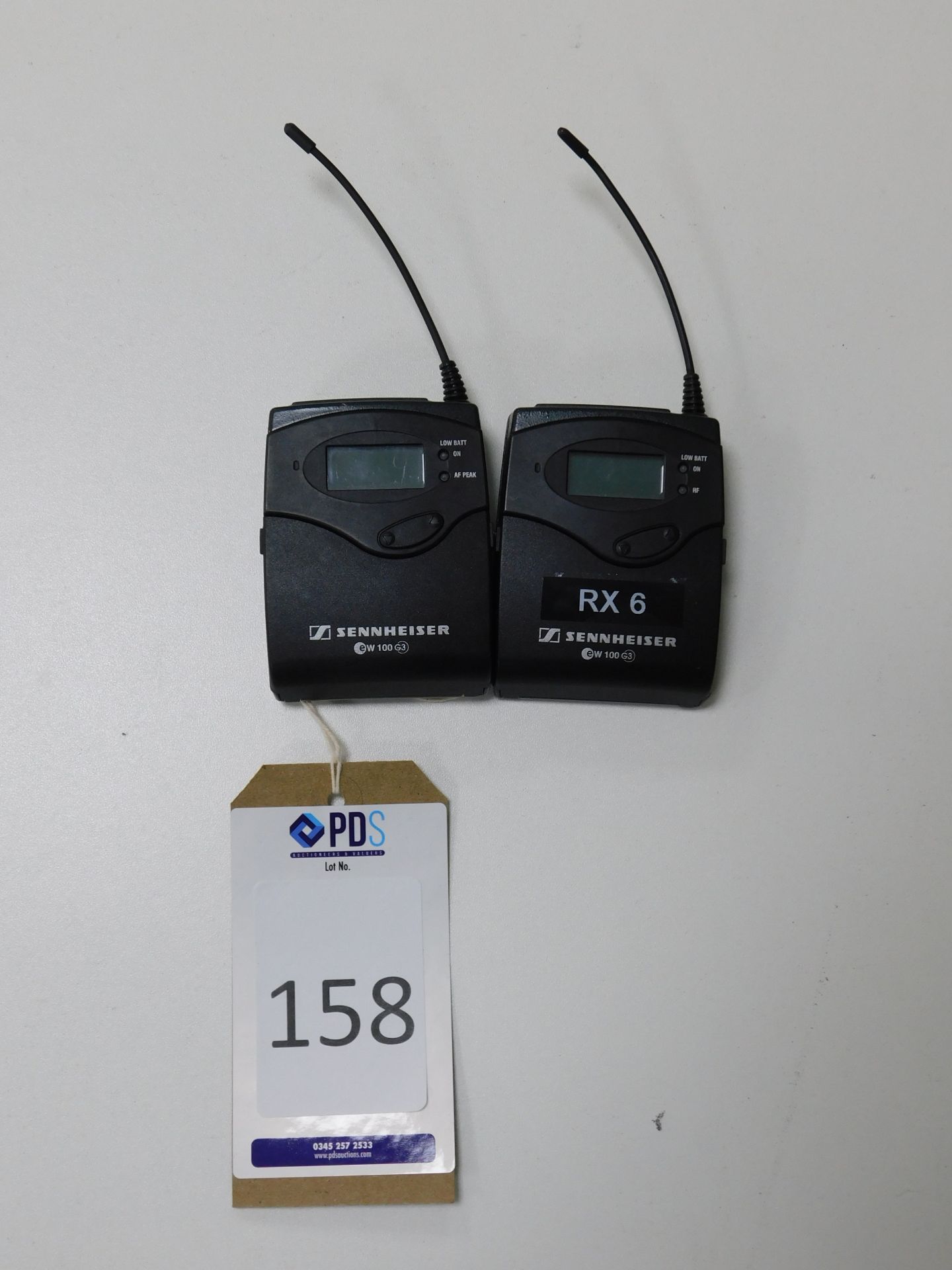 Sennheiser SK100 Body Pack Transmitter with Sennheiser EK100 Body Pack Receiver (Location: