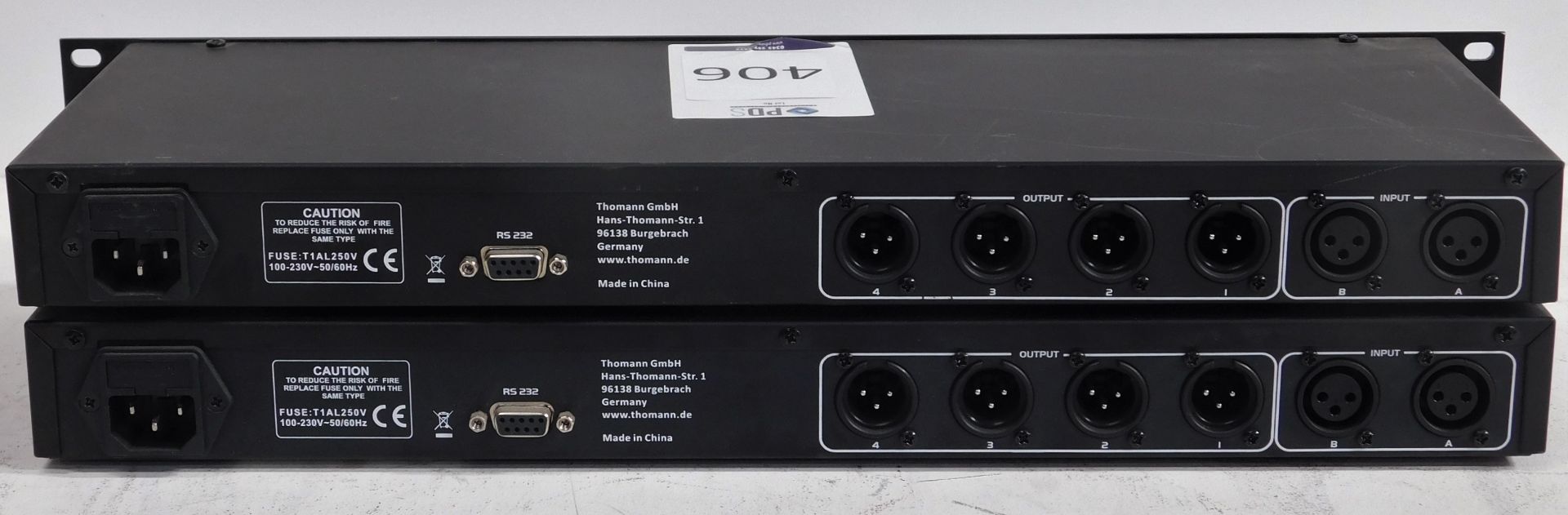 2 “The Tracks” DS2/4 Digital Speaker Processors (Location: Brentwood. Please Refer to General - Image 2 of 2