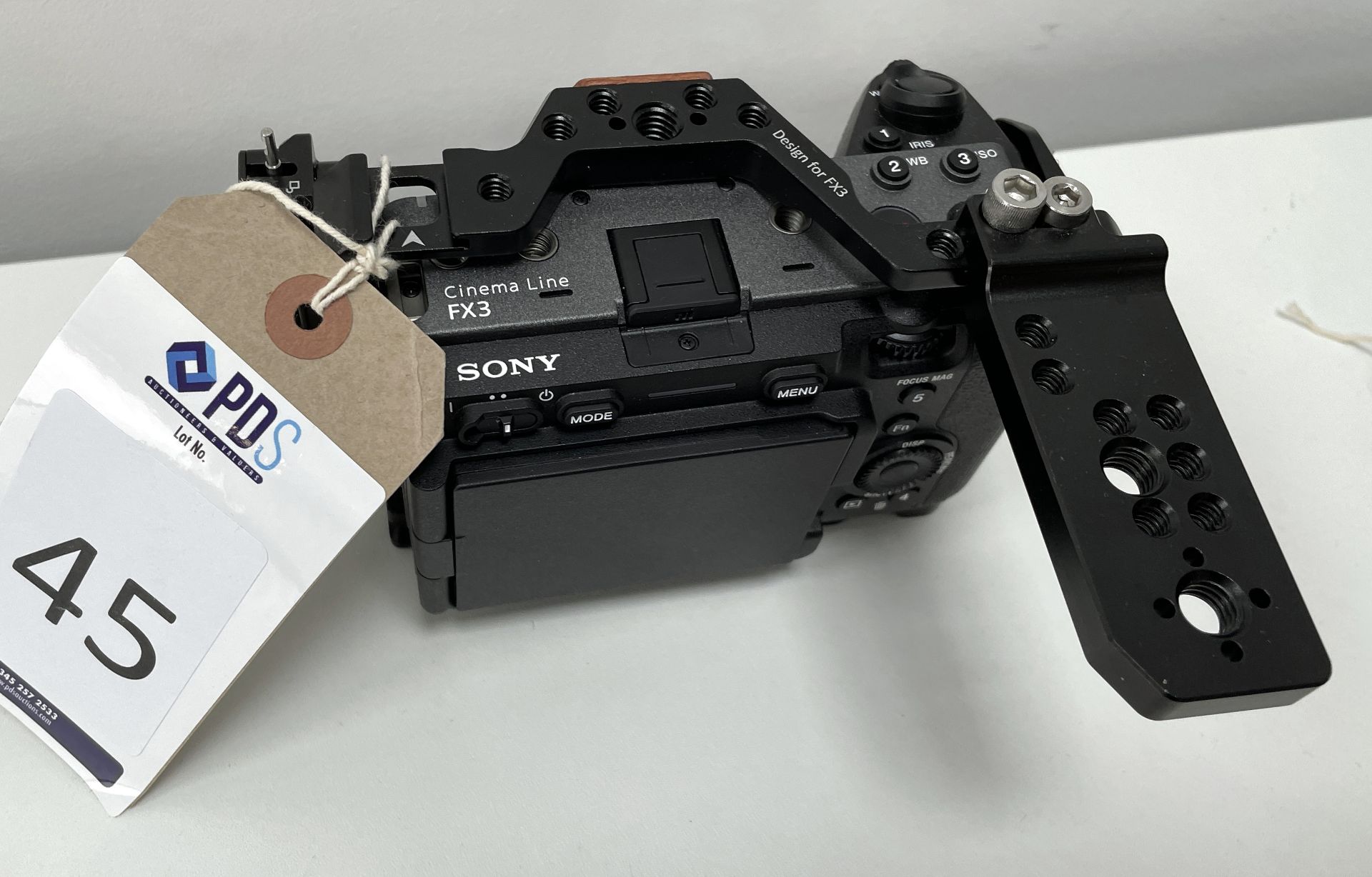 Sony ILME-FX3 Full Frame Cinema Line Camera with Small Rig cage S/N 3773755 (Location: