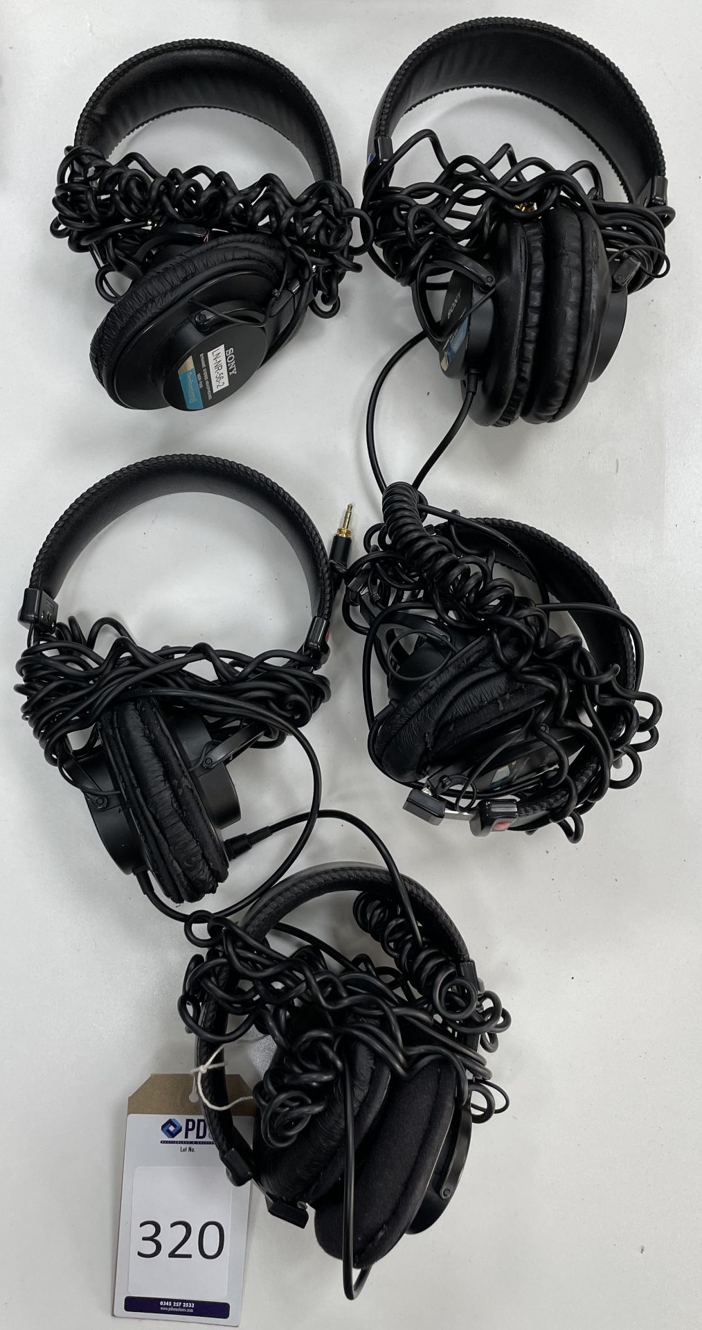 5 Pairs of Sony MDR-7506 Studio Headphones (Location: Westminster. Please Refer to General Notes)