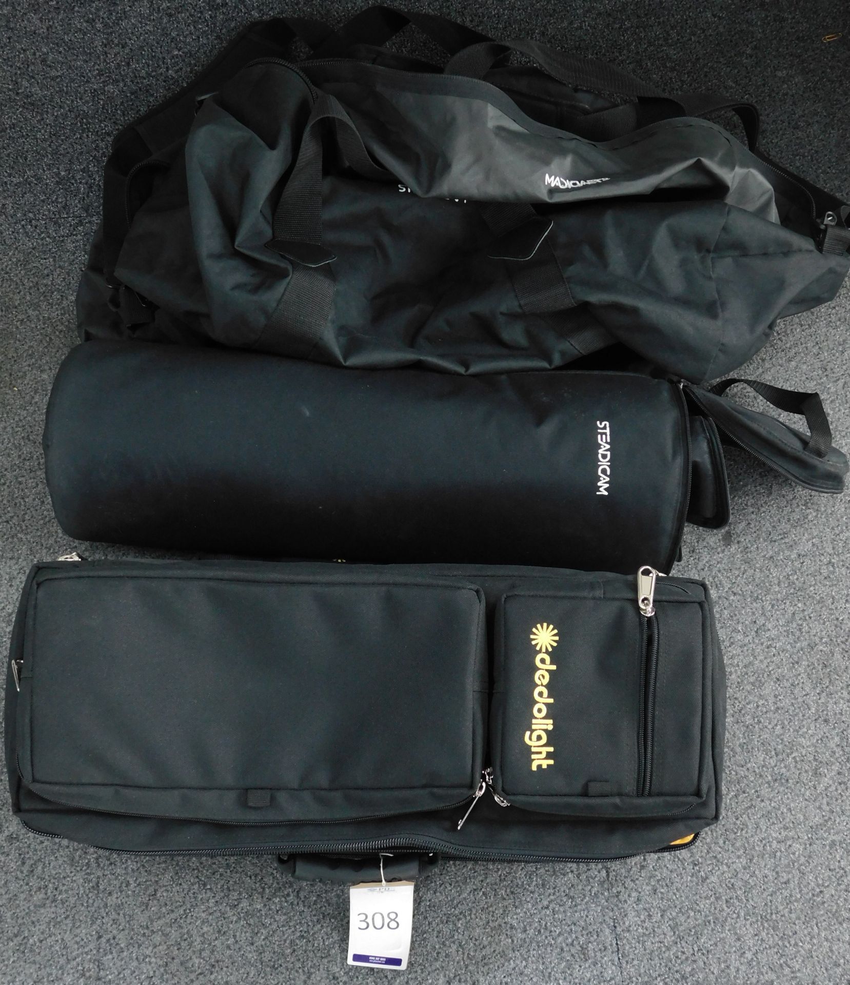Dedolight Lighting Bag and Three Steadicam Bags (Location: Westminster. Please Refer to General