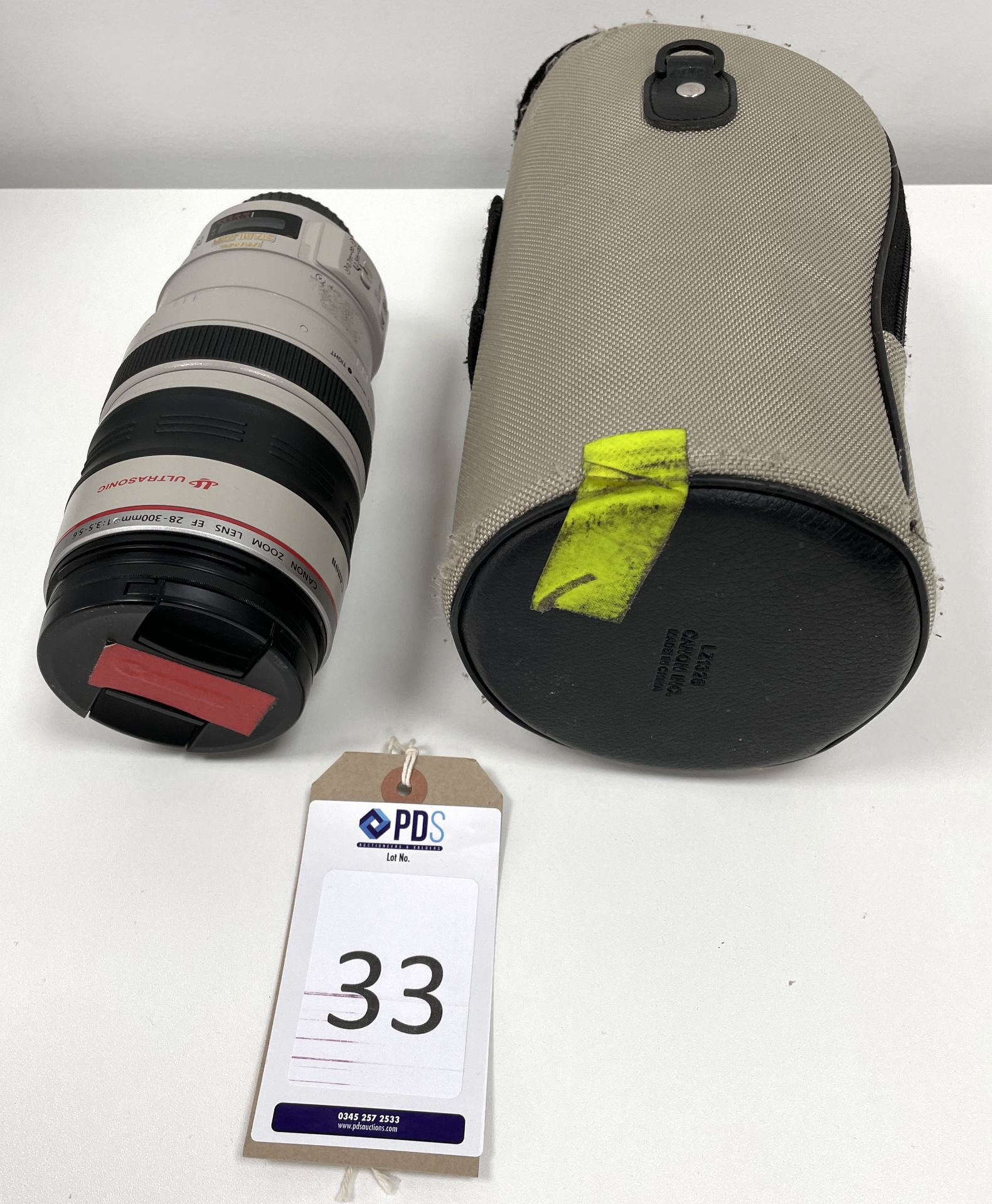 Canon EF 28-300mm Ultrasonic Zoom Lens, Serial Number 118641 (Location: Westminster. Please Refer to