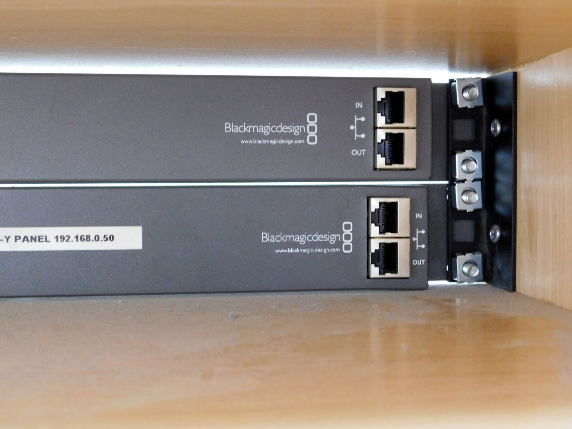 Two Black Magic Design Videohub Smart Control Units (Location: Westminster. Please Refer to - Image 3 of 4