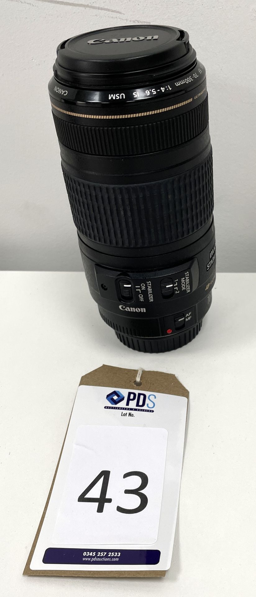 Canon 70-300mm Ultrasonic Zoom Lens (Location: Westminster. Please Refer to General Notes)