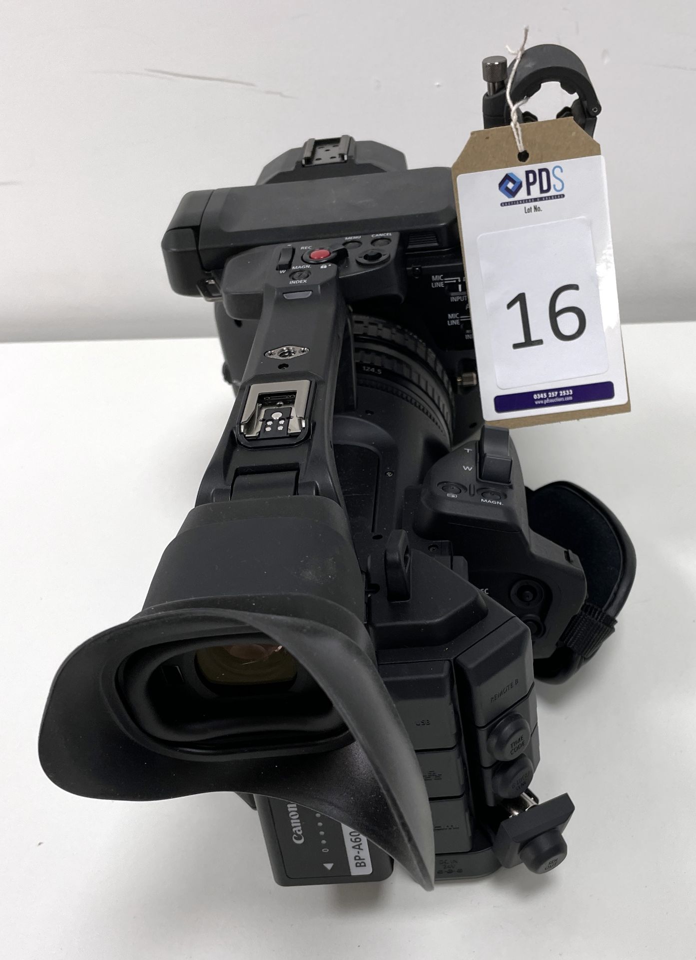 Canon XF605 Professional 4K Camcorder with Three Batteries, Serial Number 283309000221 (Location: - Image 2 of 5
