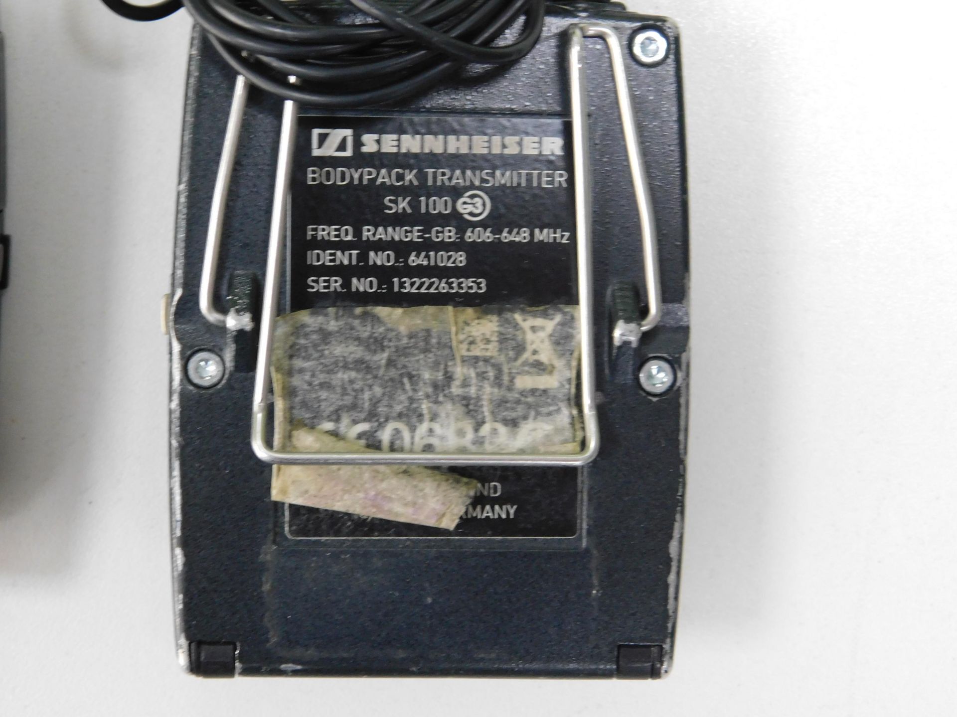 Sennheiser SK100 Body Pack Transmitter with Sennheiser EK100 Body Pack Receiver (Location: - Image 3 of 3