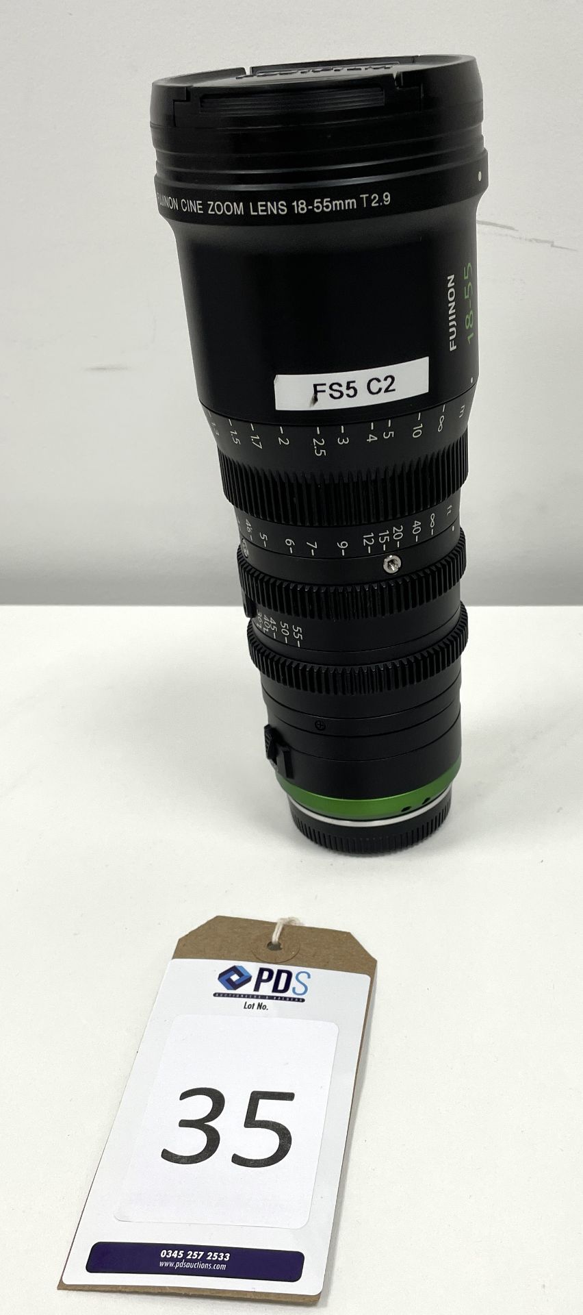 Fujinon 18-55mm T 2.9 Cine Zoom Lens, Serial Number 85A01385 (Location: Westminster. Please Refer to - Image 2 of 3