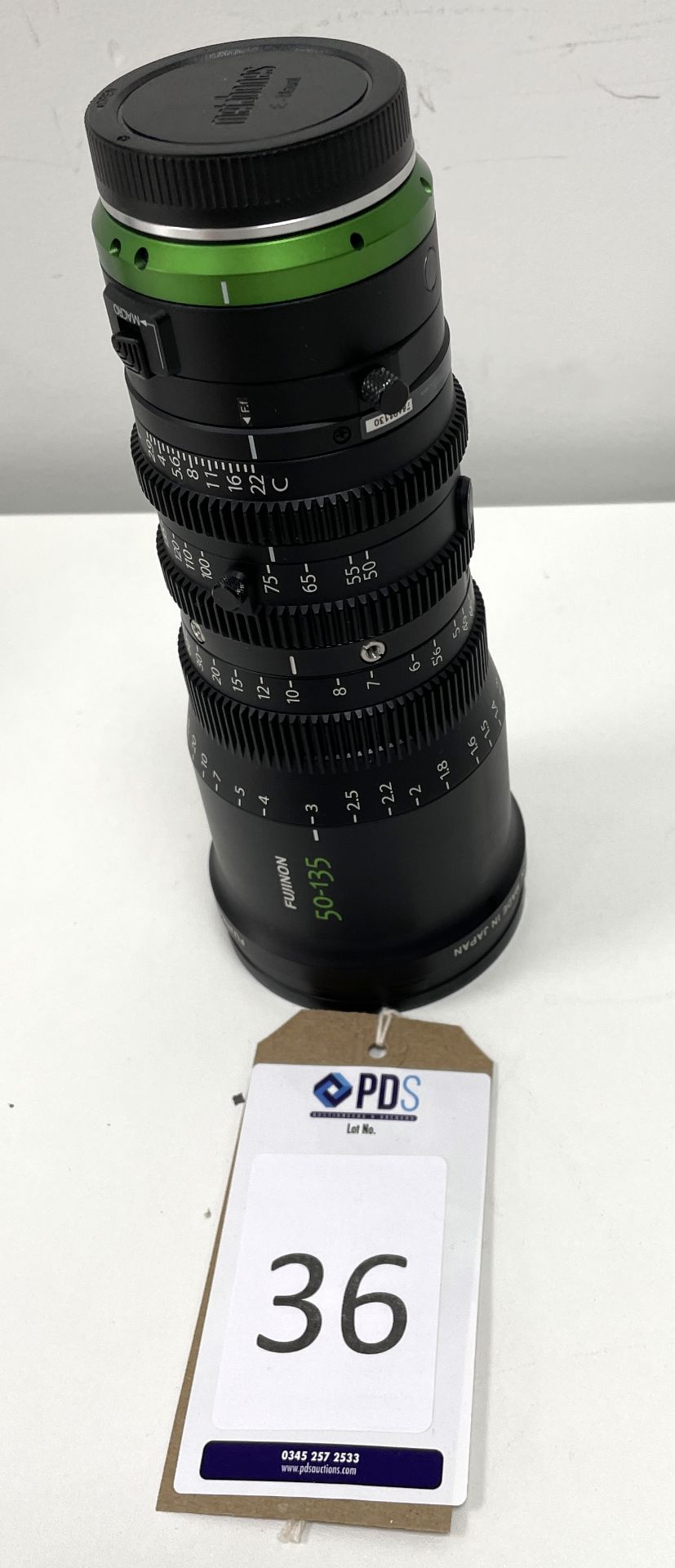 Fujinon 50-135mm T 2.9 Cine Zoom Lens, Serial Number 78A01130 (Location: Westminster. Please Refer