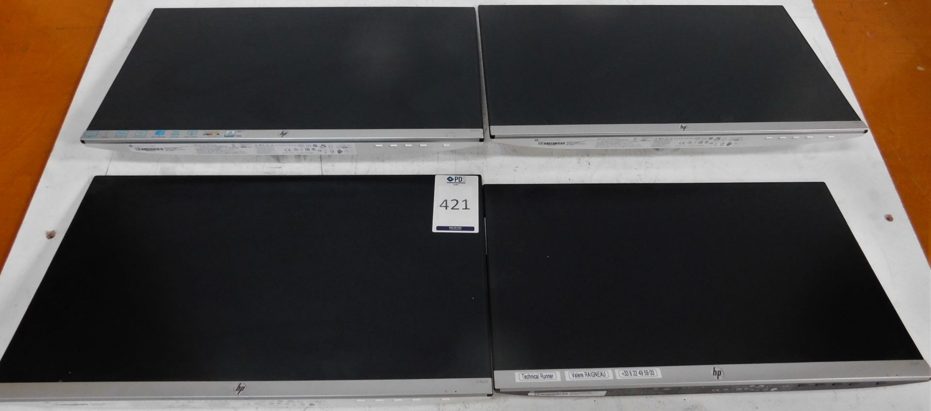 Four Hewlett Packard 22es 21.5” Monitors (Location: Brentwood. Please Refer to General Notes)