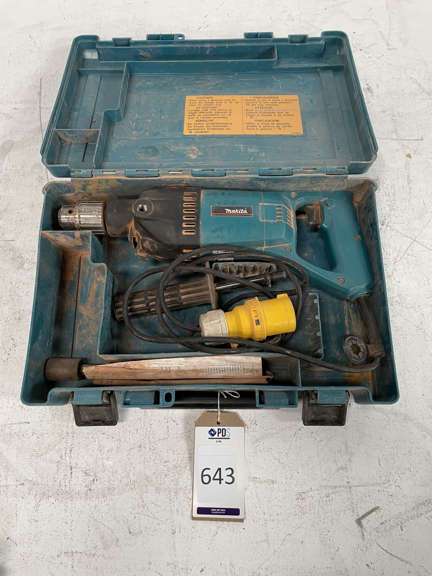 Makita 8406 Hamer Drill, 110v (Location: Brentwood. Please Refer to General Notes)