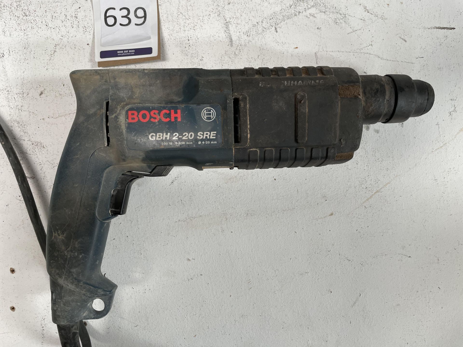 Bosch GBH 2-20SRE Hammer Drill, 110v (Location: Brentwood. Please Refer to General Notes) - Image 2 of 3