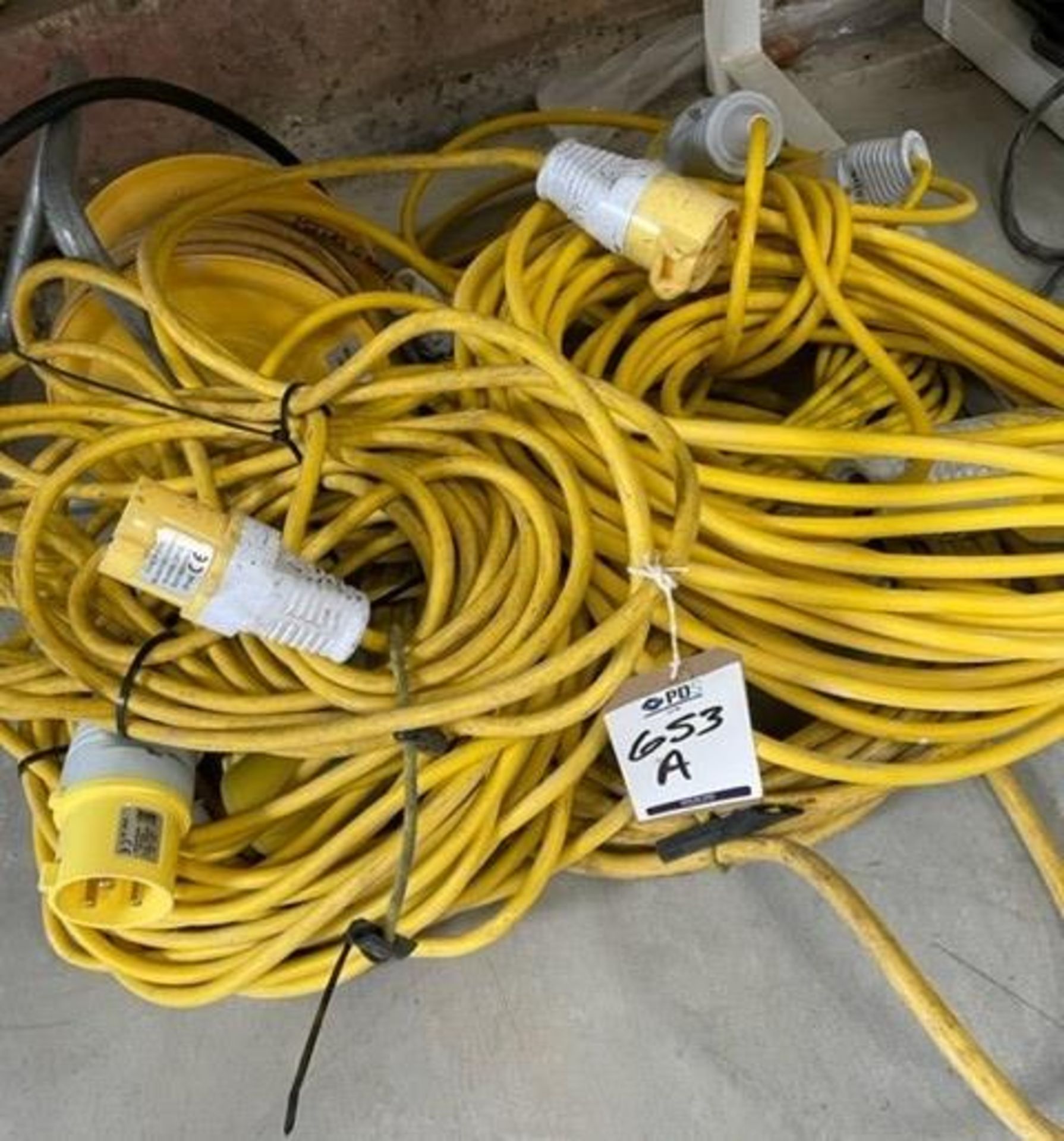 Quantity of 110v Extension Cables (Location: Brentwood. Please Refer to General Notes)