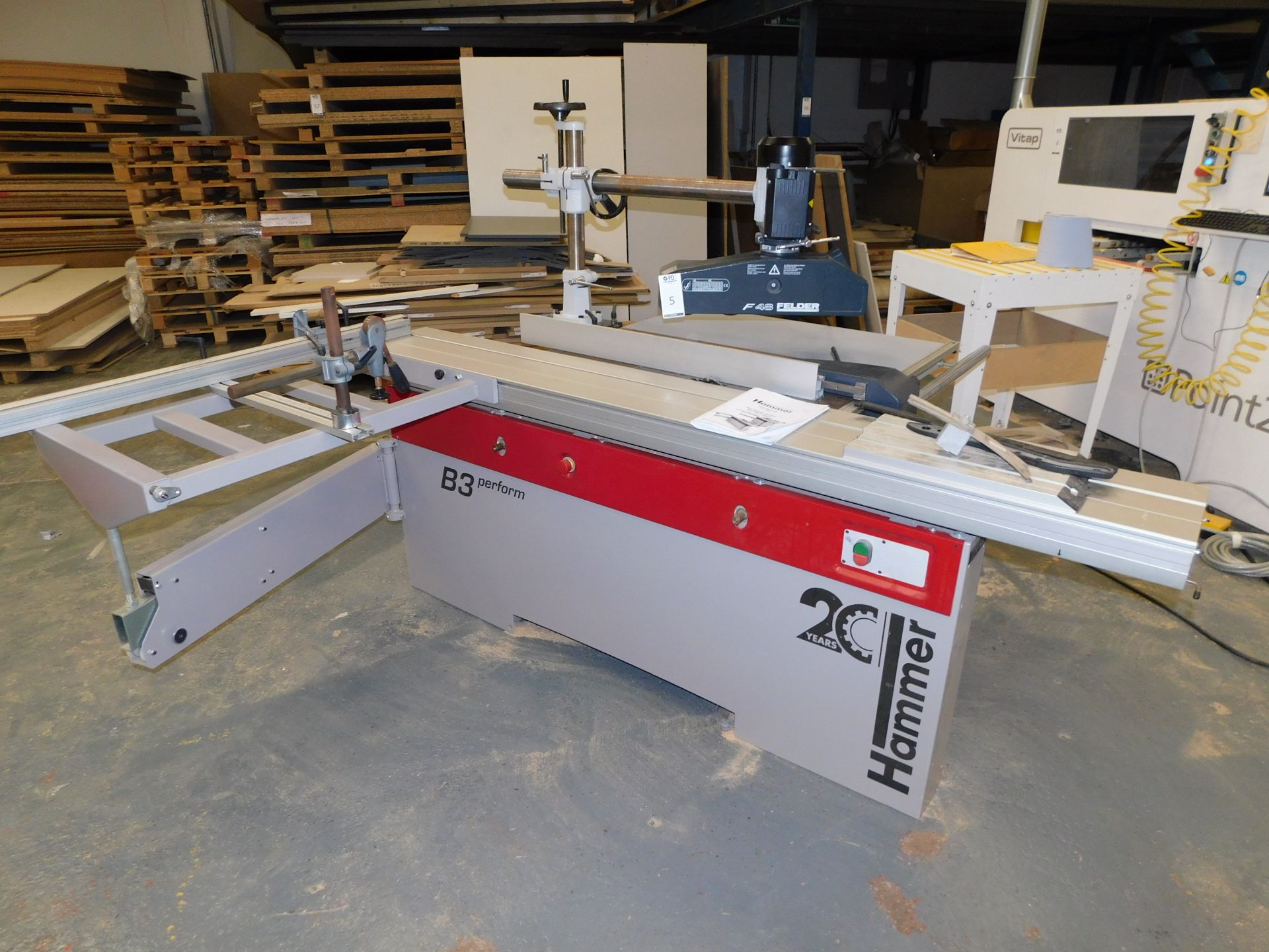 2018 Hammer B3 Perform Combination Sliding Table Saw/Moulder, Serial Number: 51.06.111.18 with