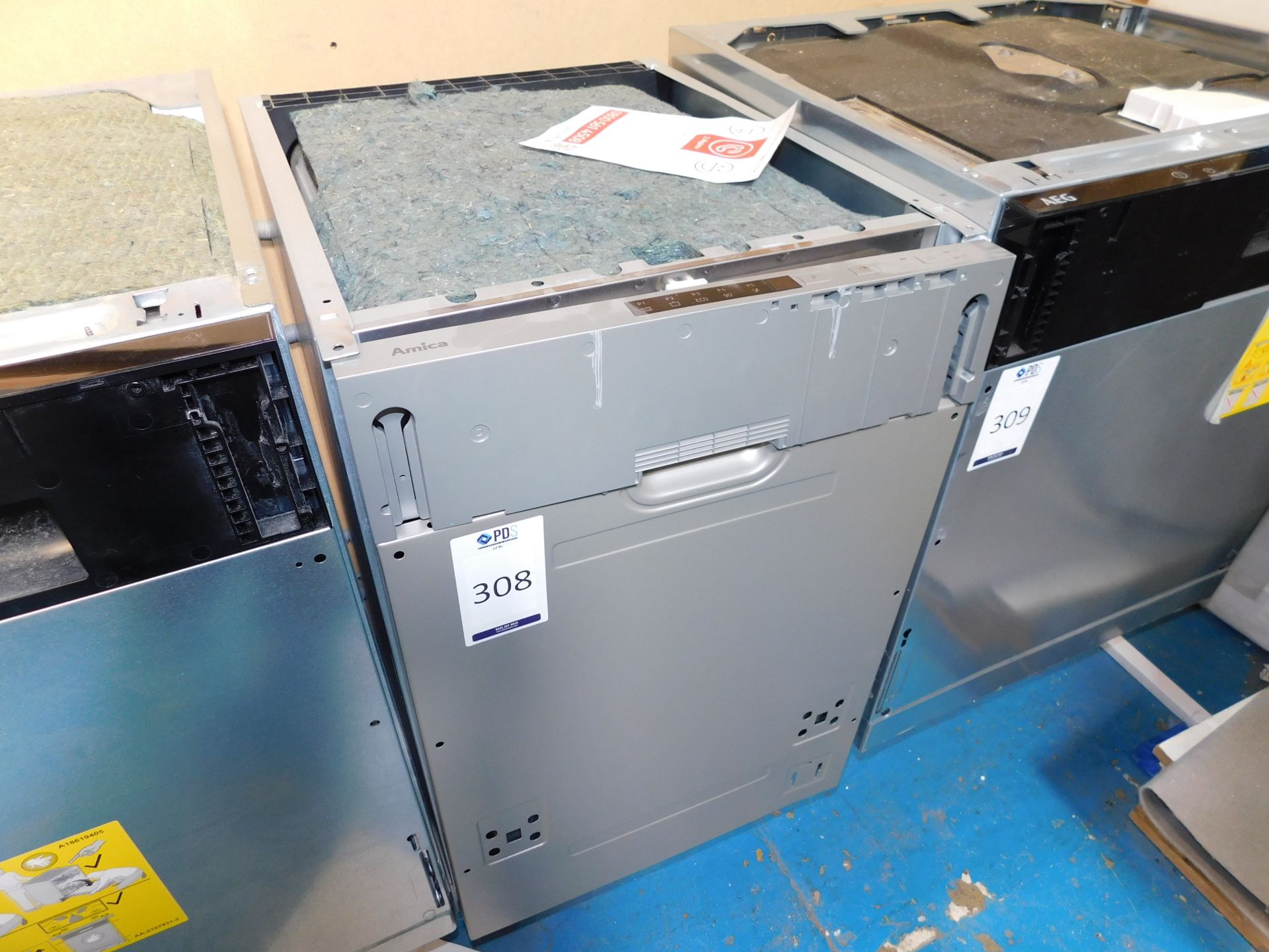 Amica ADI460 45cm Built-In Dishwasher (Narrow) (Location Walsall. Please Refer to General Notes)