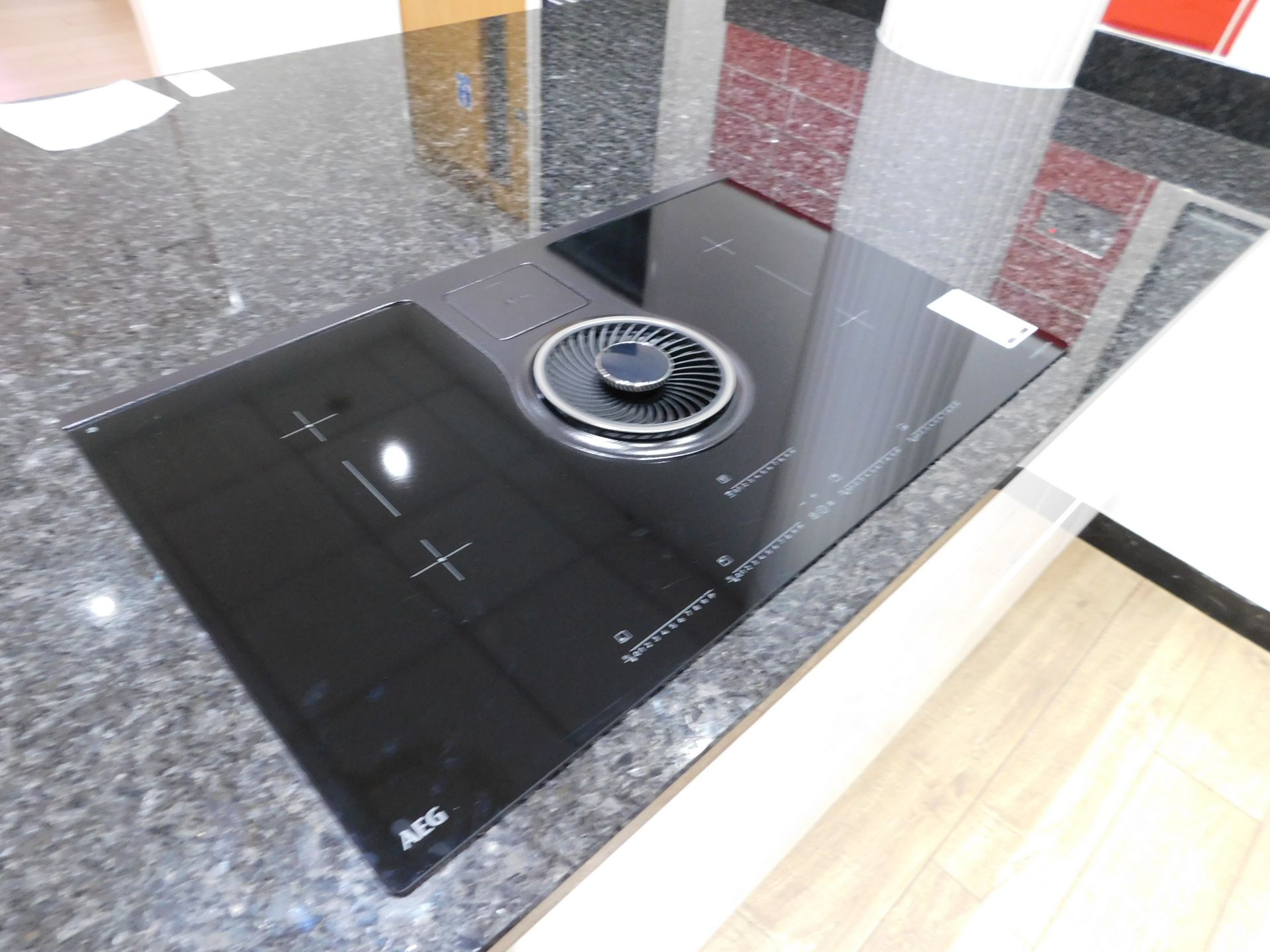 AEG DK84451IB Combohob Induction Hob with Built-In Extractor, Ex-Display (83cm x 52cm) (Collection - Image 2 of 2