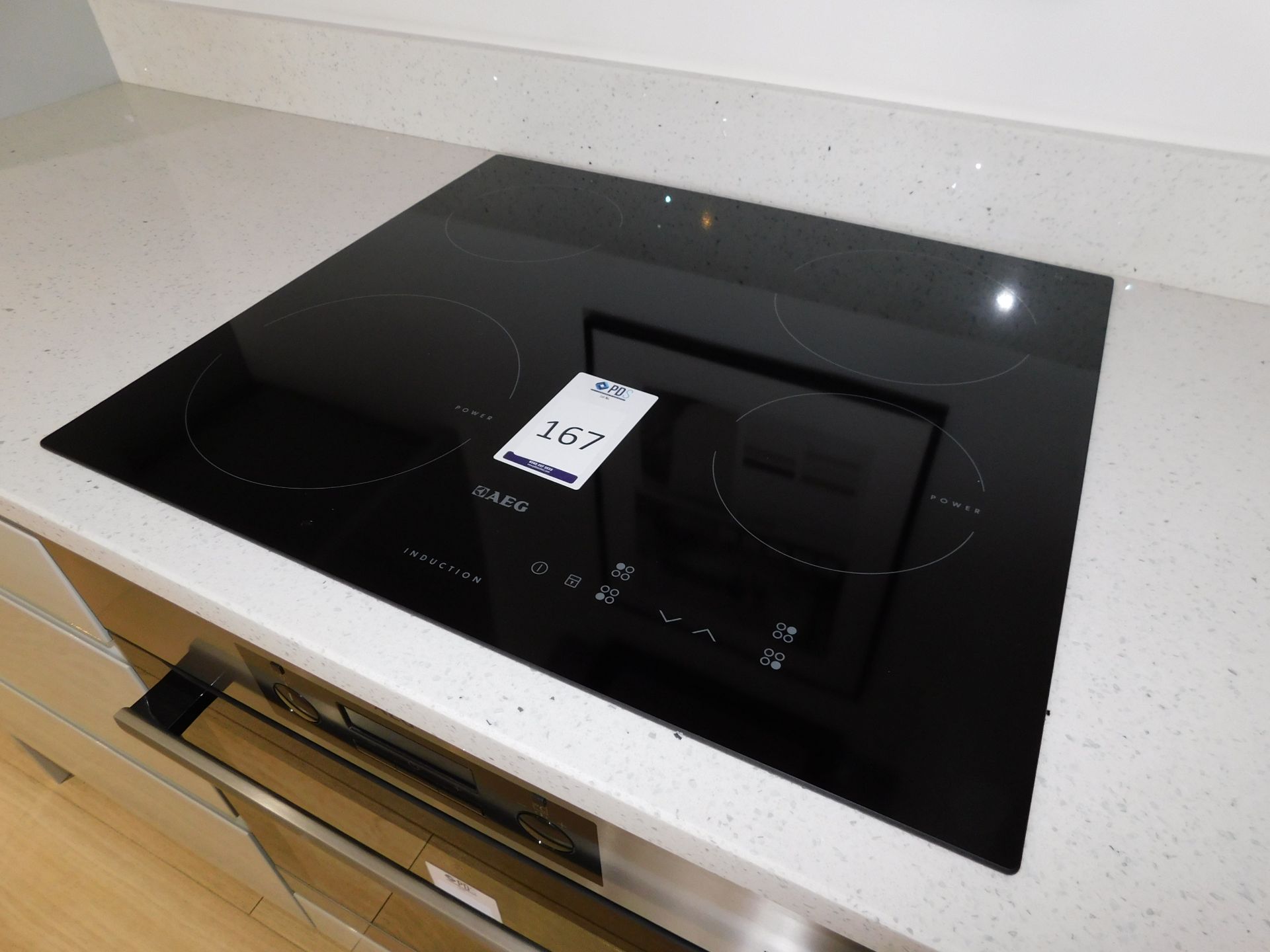 AEG HK604200IB Induction Hob, Ex-Display (59cm x 52cm) (Collection Must be Monday 4th July) (