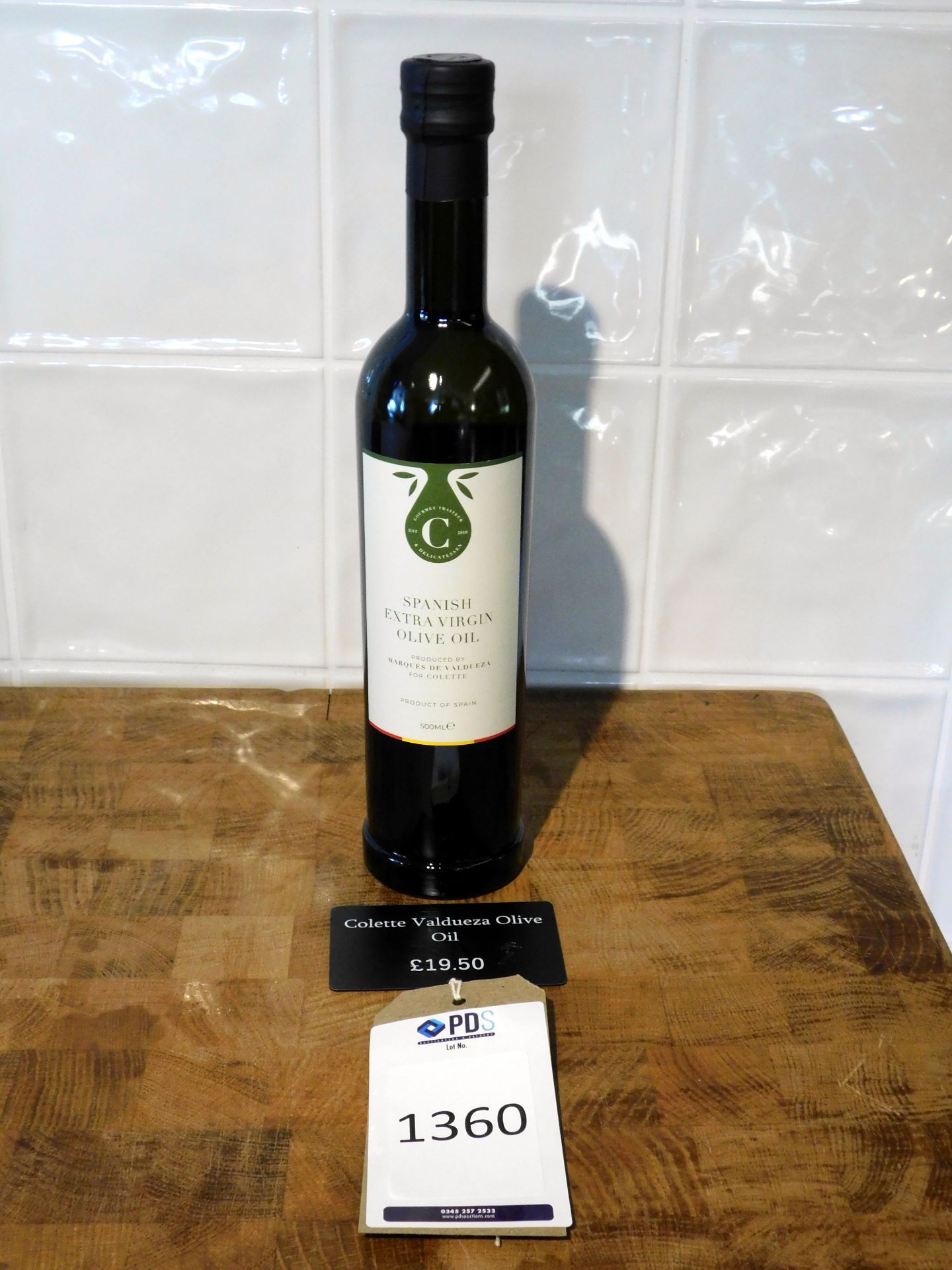 20 Colette Marques de Valdueza Spanish Extra Virgin Olive Oil, 500ml (Location: Brentwood. Please