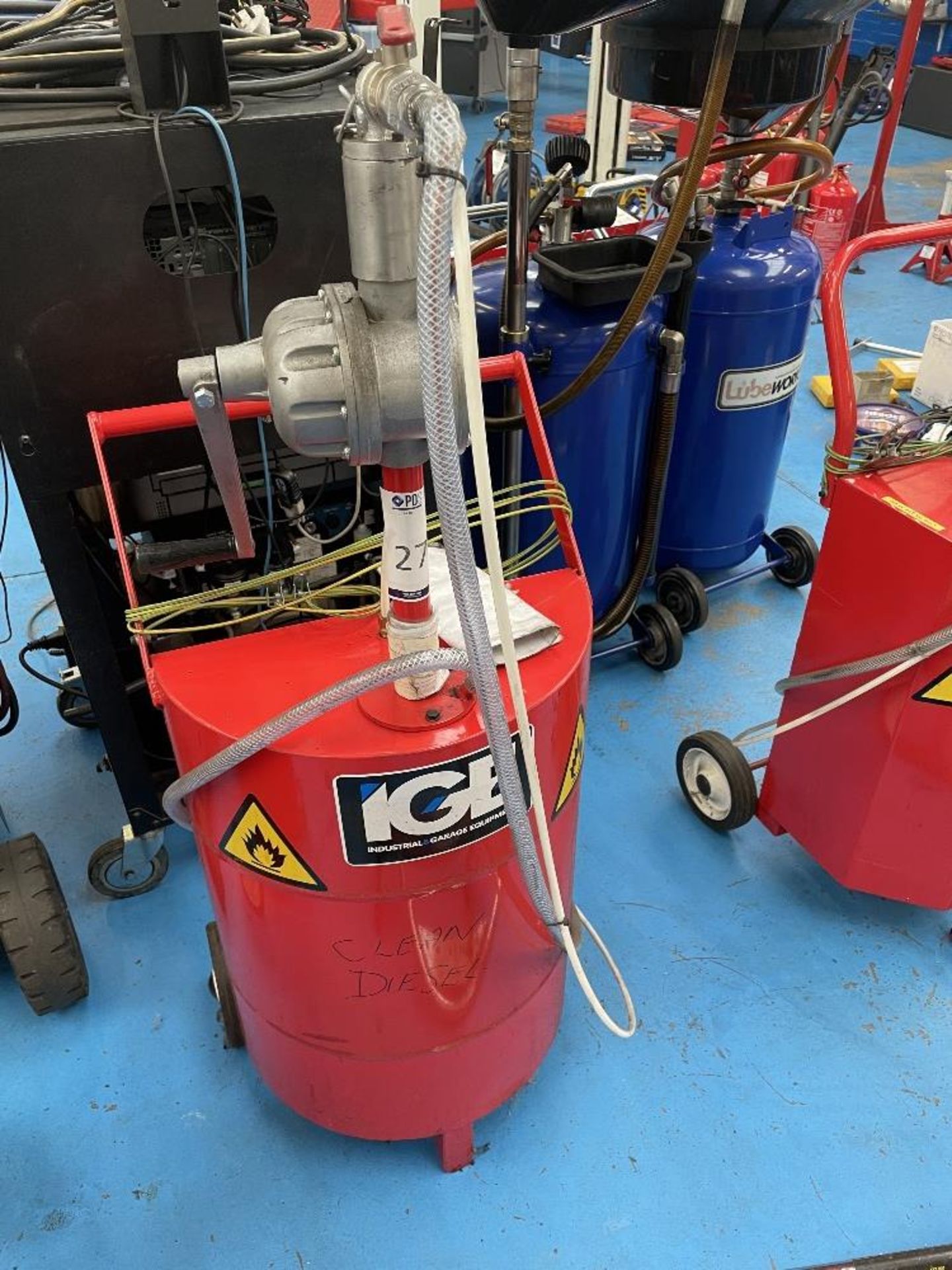 IGE Mobile Fuel Tank Drainer with Pump (for clean diesel)  (Location Surbiton . Please Refer to