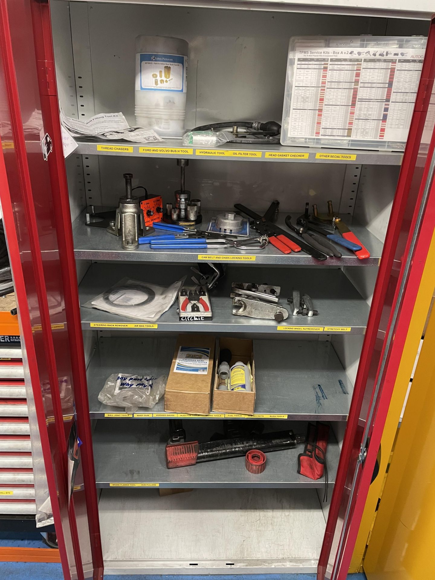 Double Door Cabinet & Contents Comprising Assorted Workshop Tools  (Location Surbiton . Please Refer - Image 2 of 2