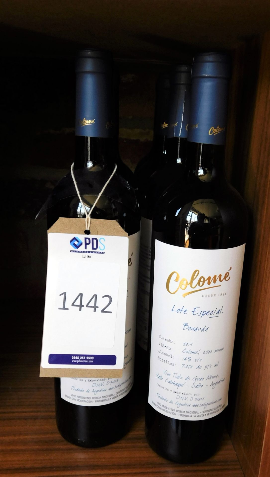 6 Colome Lote Especial Bonarda 2019 (Location: Brentwood. Please Refer to General Notes)