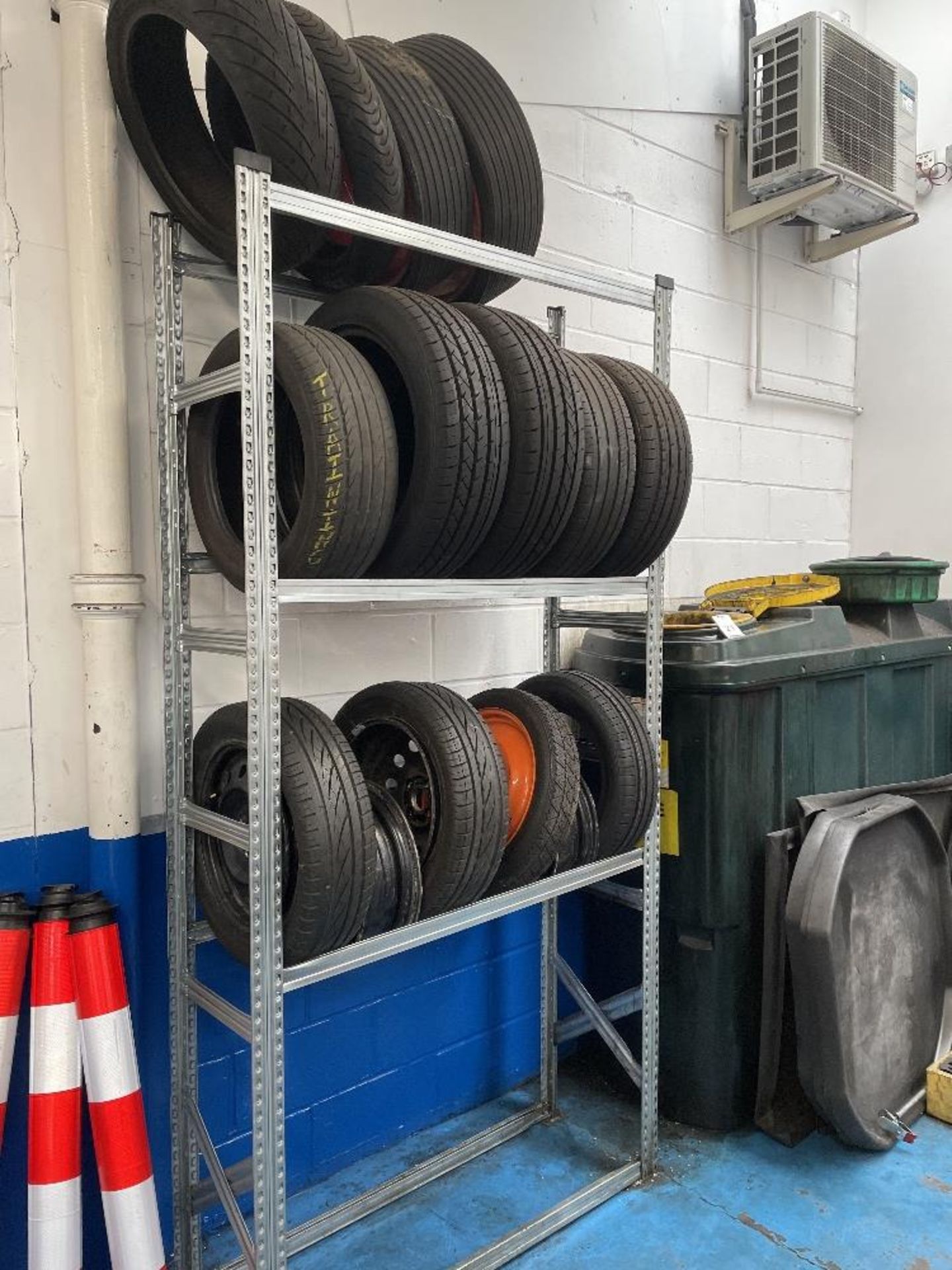 2 Workshop Tyre Racks & Contents comprising used and part worn tyres (Location Surbiton . Please - Image 2 of 2