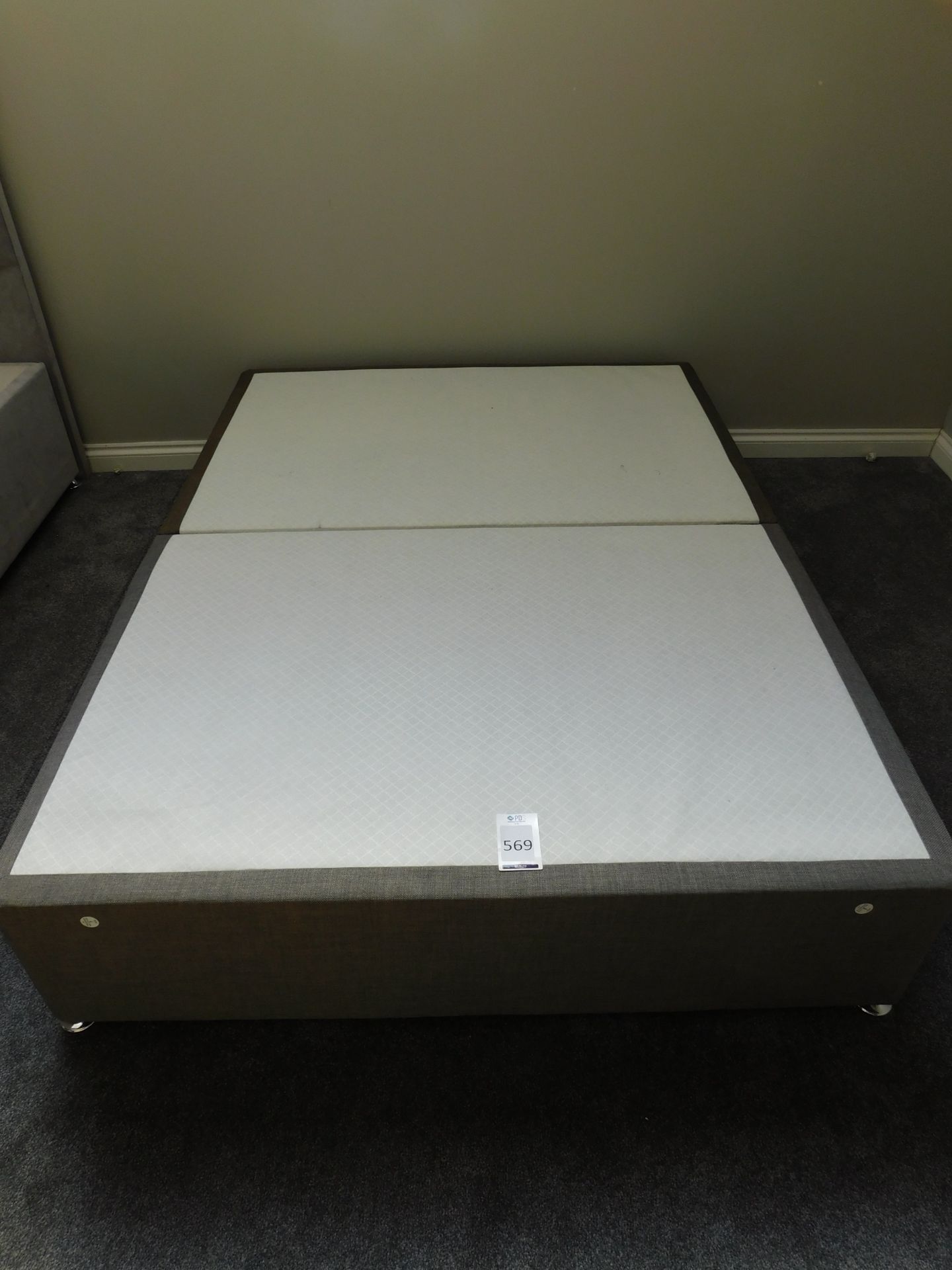 5ft Double Bed Base (Location: Market Harborough. Please Refer to General Notes)