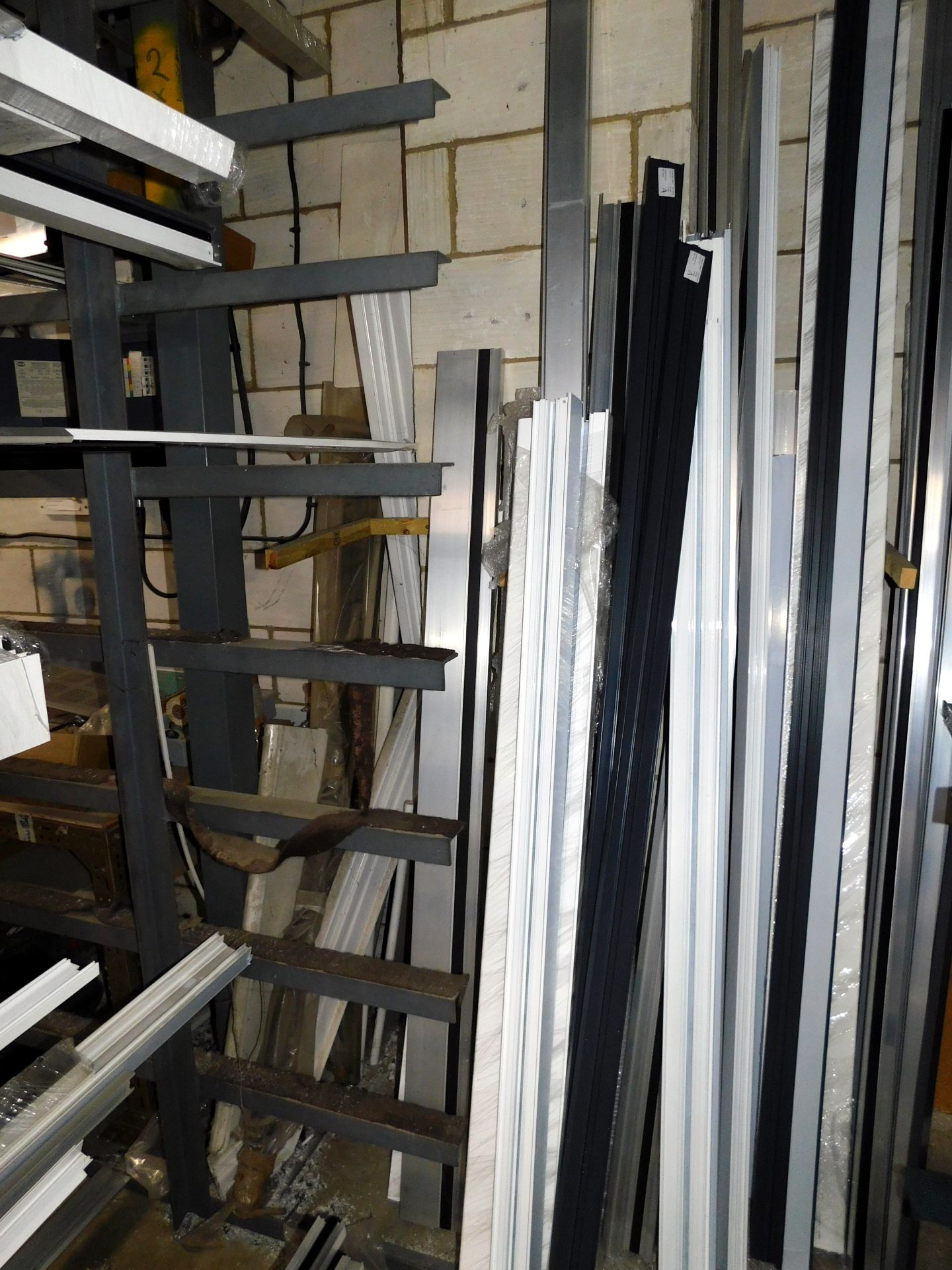 Quantity of Aluminium Lengths Within Stock Rack (Collection Thursday 8th September) (Location: - Image 3 of 3