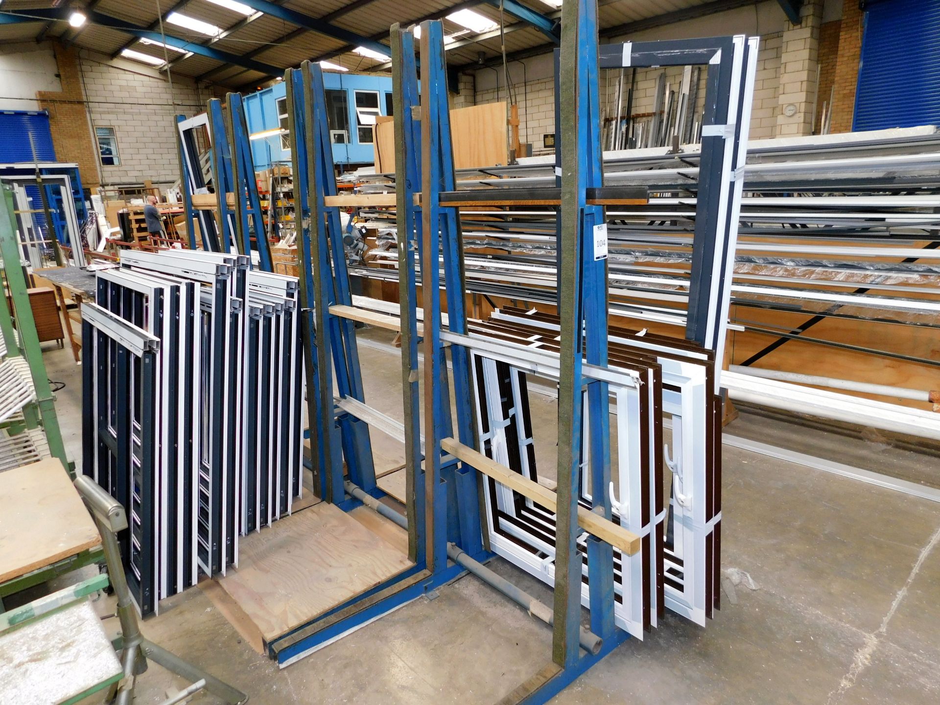 4 Double Sided Sheet Stock Racks (Location: Bedford. Please Refer to General Notes)