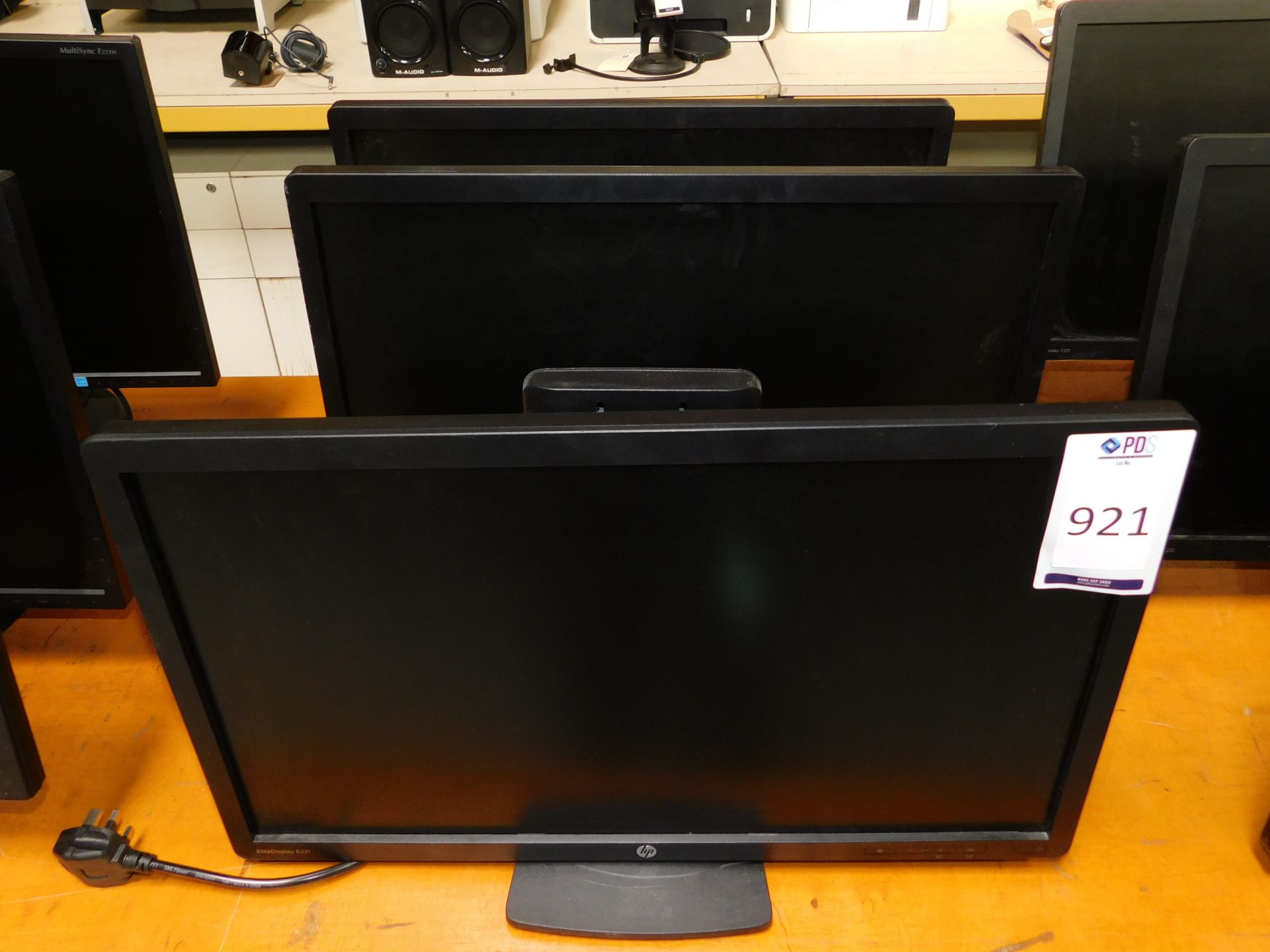 Three HP Monitors (Location: Brentwood. Please Refer to General Notes)