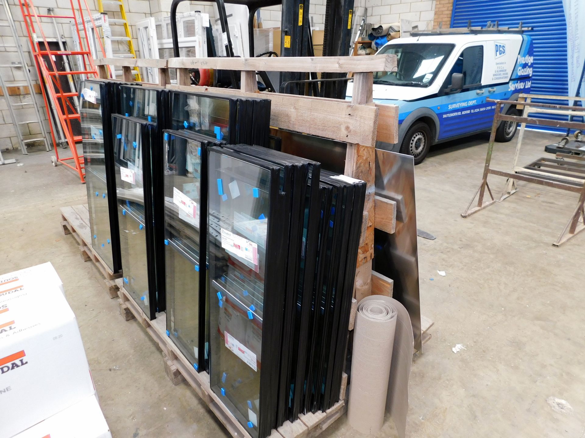 6 Double Sided Wooden Stock Racks & Quantity of Glass (Location: Bedford. Please Refer to General - Image 3 of 3