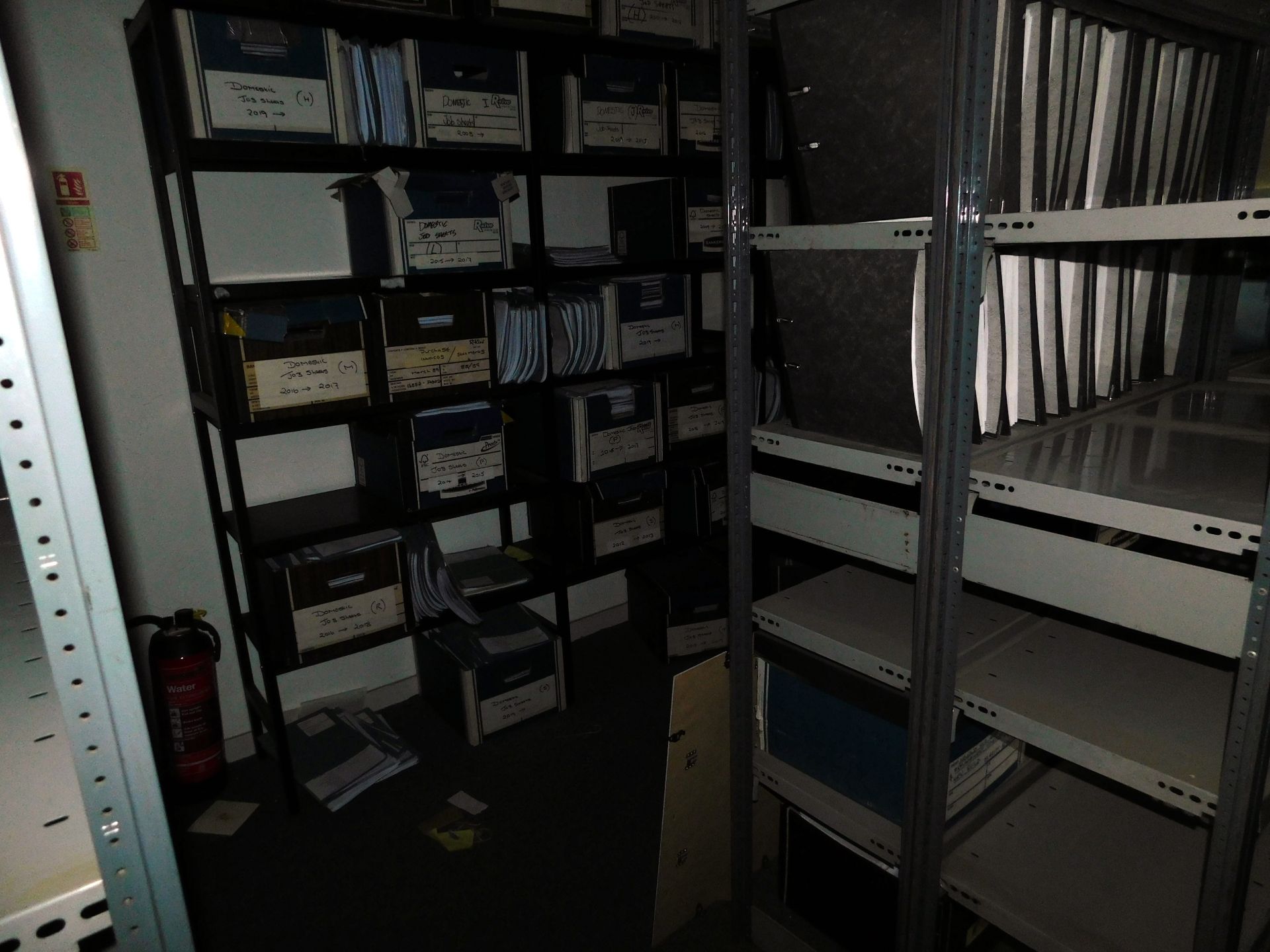 15 Bays of Archive Shelving (Location: Bedford. Please Refer to General Notes)